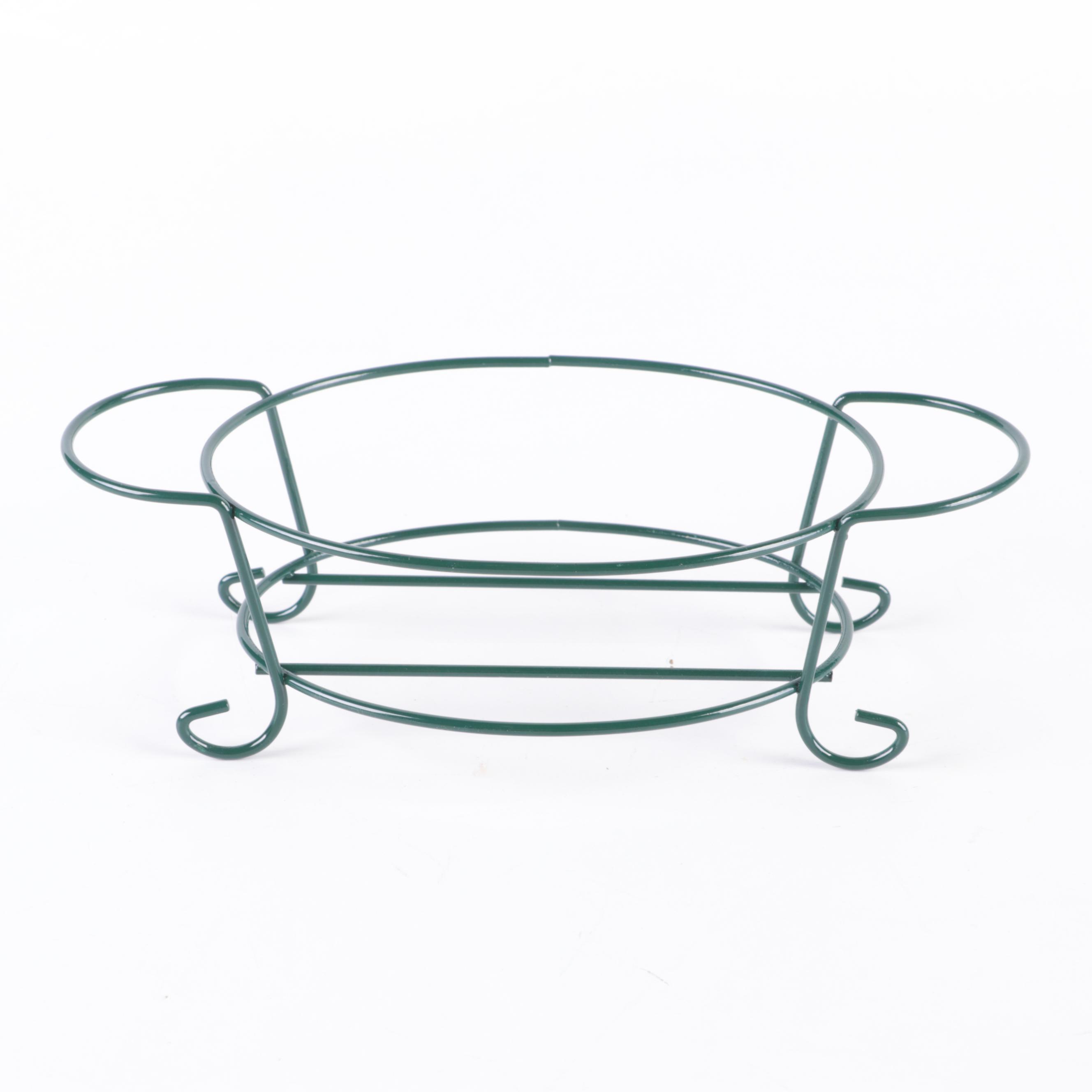 Temp-tations Cardinal 9 oz. Ceramic Oval Bakers and Racks