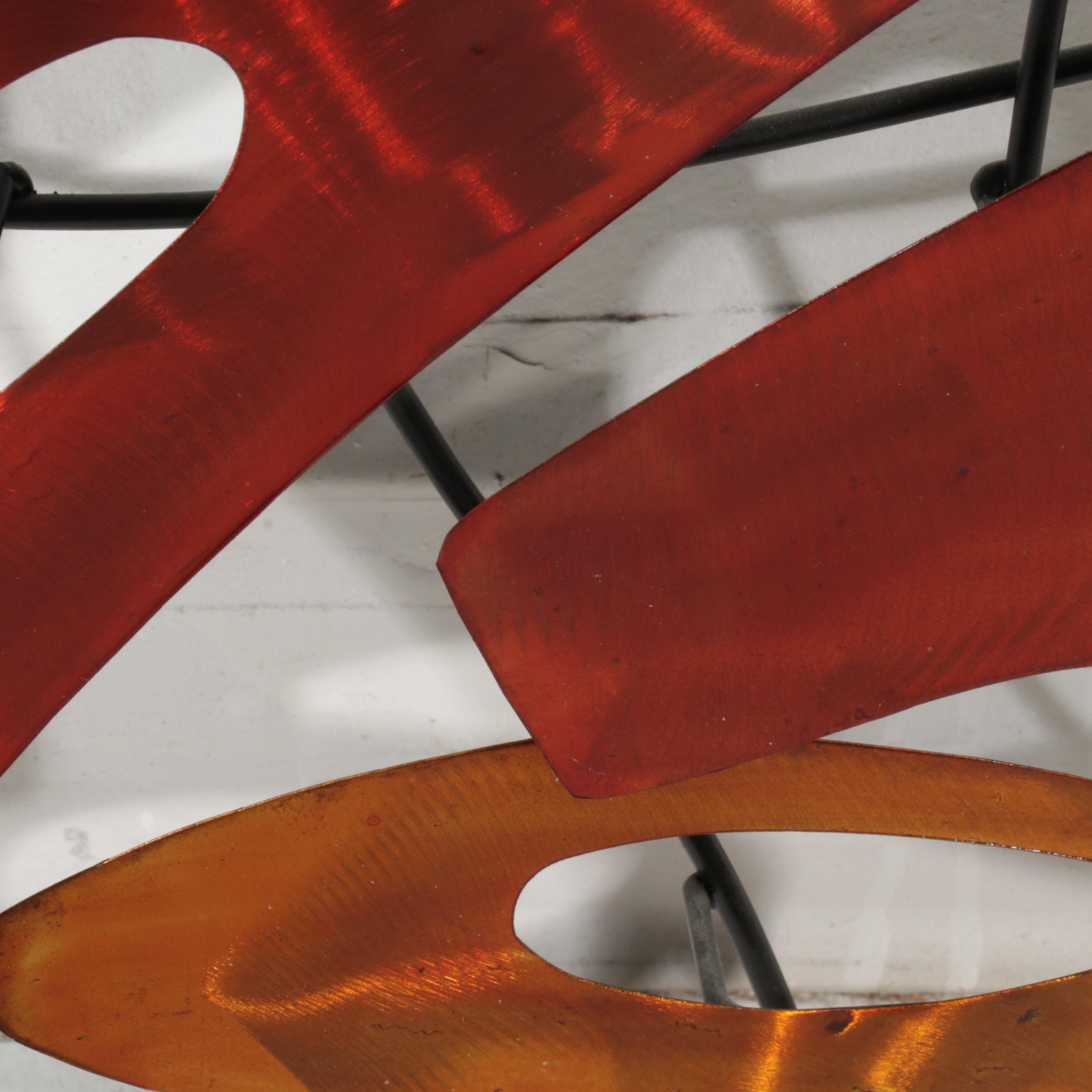 Elements Abstract Metal Hanging Sculpture, 21st Century