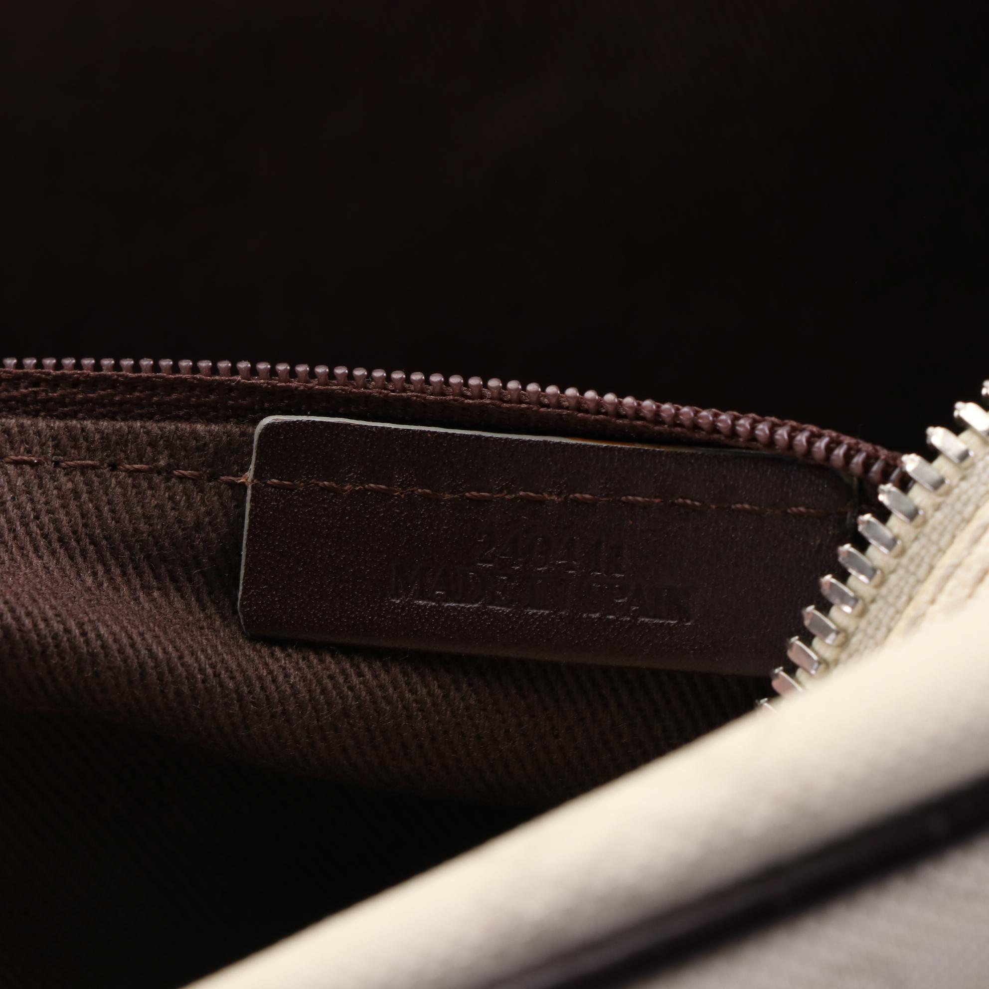 Loewe Pockets Collection Two-Way Travel Bag in Anagram Coated Canvas