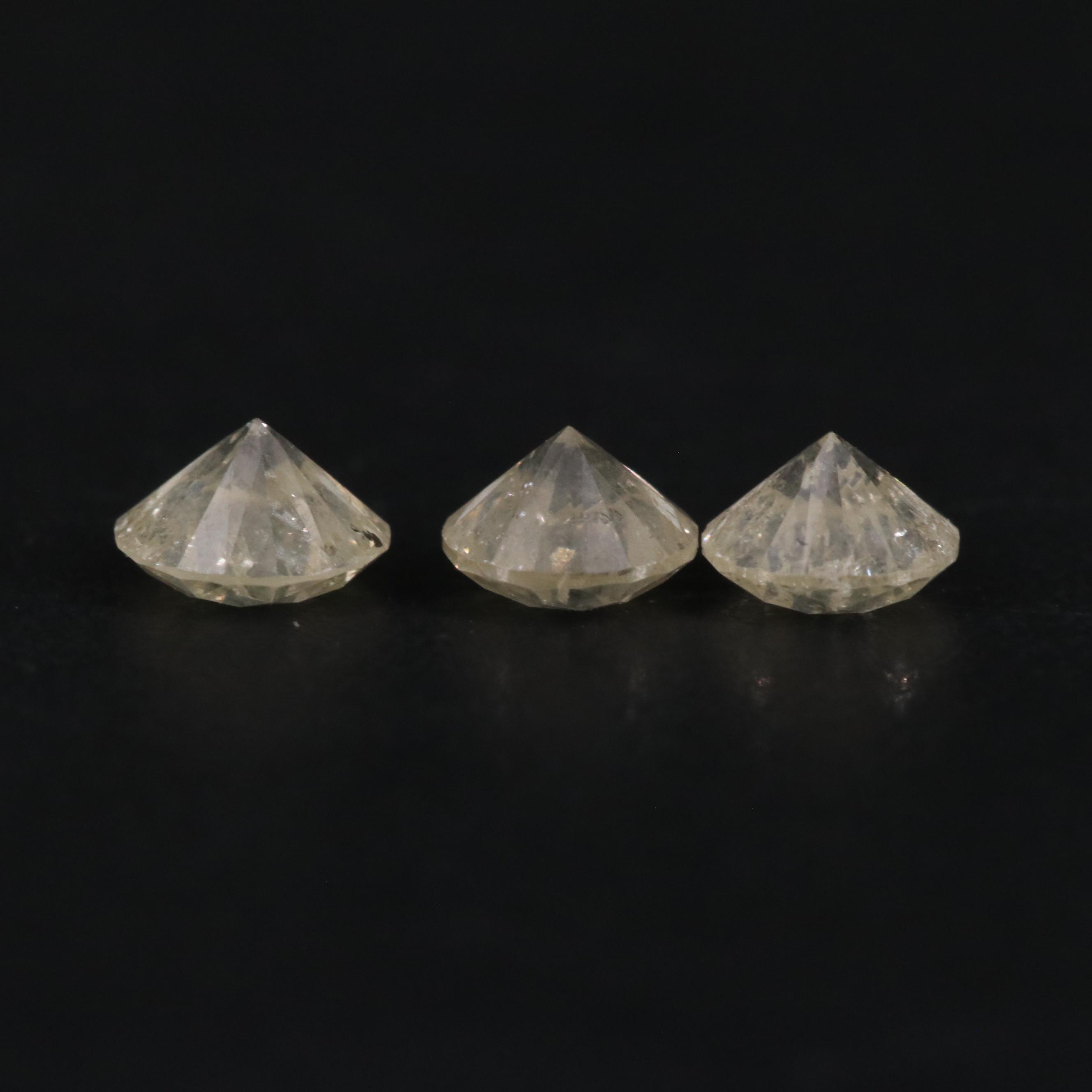 Loose 0.62 CTW Diamonds