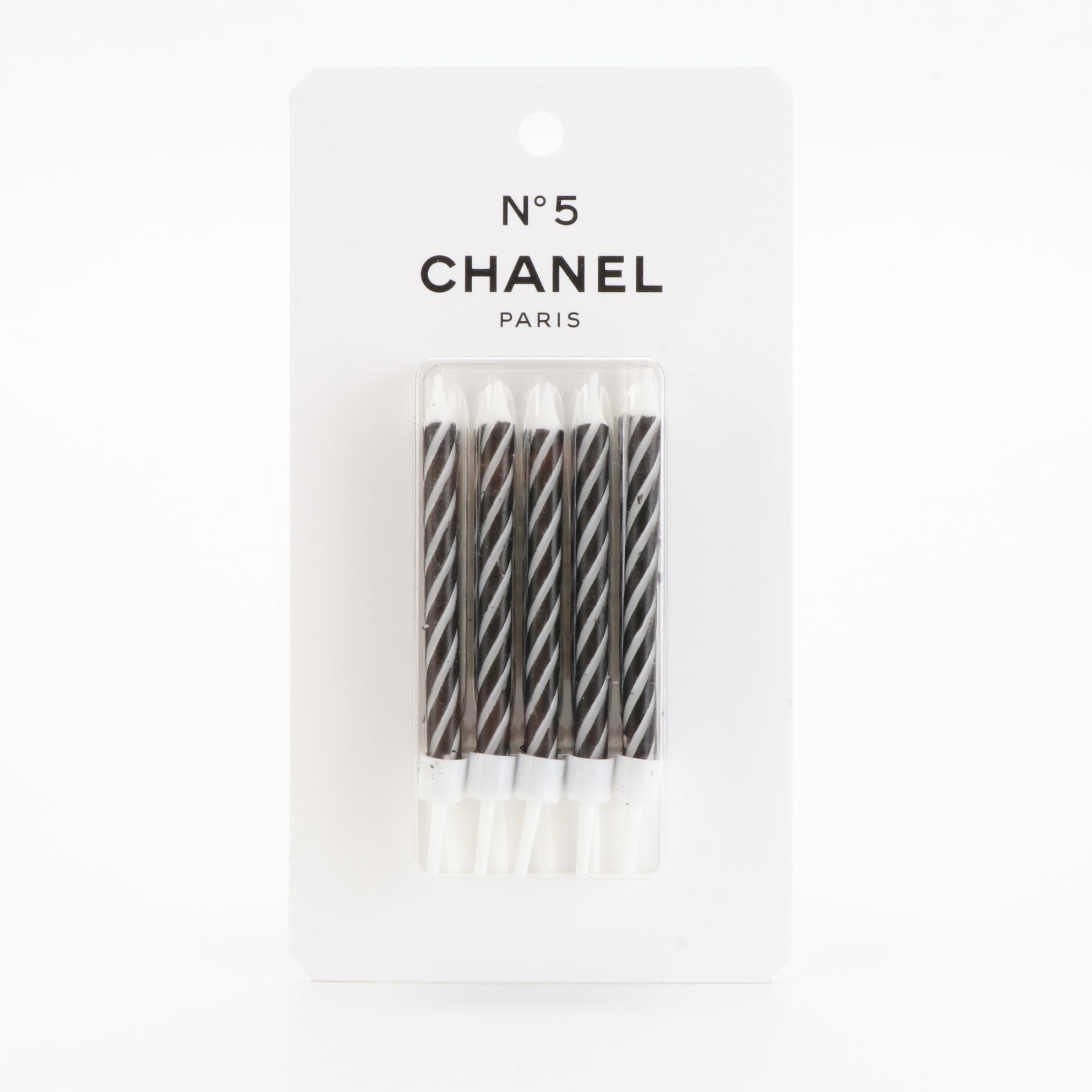 Chanel Beauté Promotional Pocket Mirror, Hair Clips, Nail Stickers, and Candles