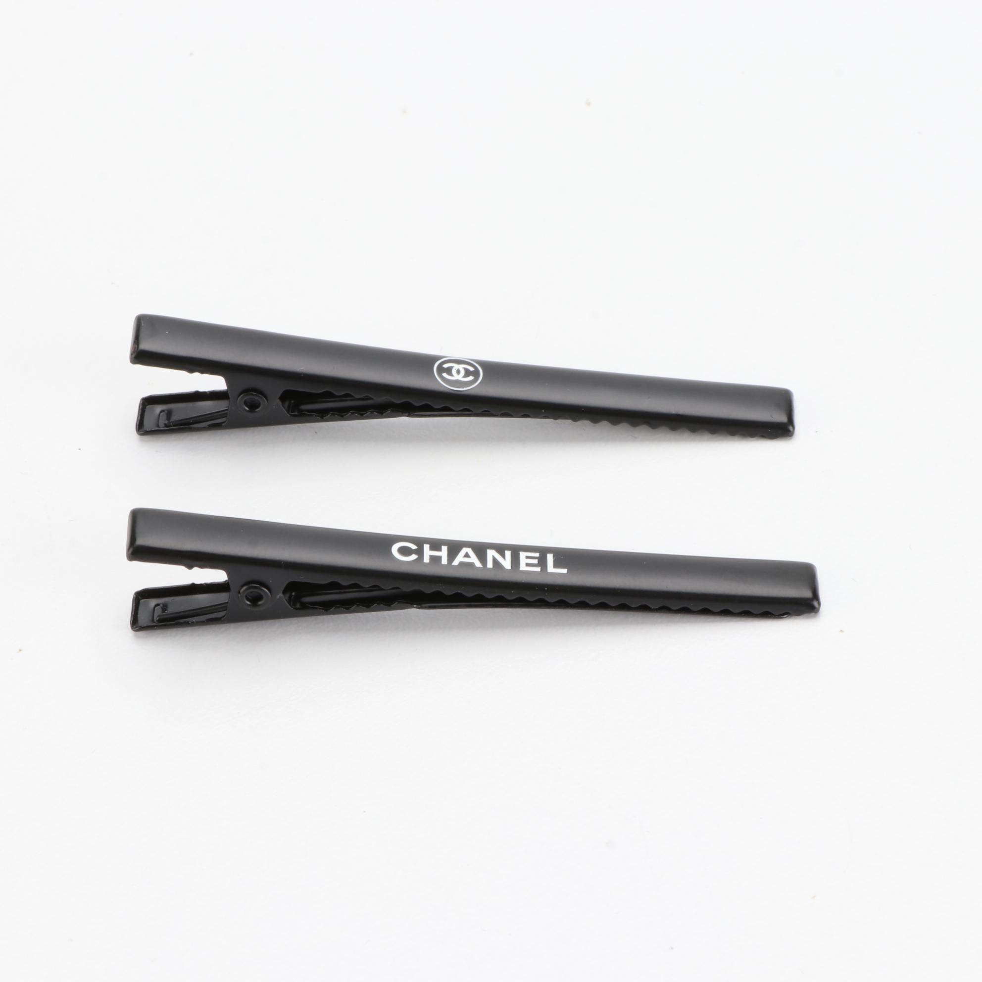 Chanel Beauté Promotional Pocket Mirror, Hair Clips, Nail Stickers, and Candles