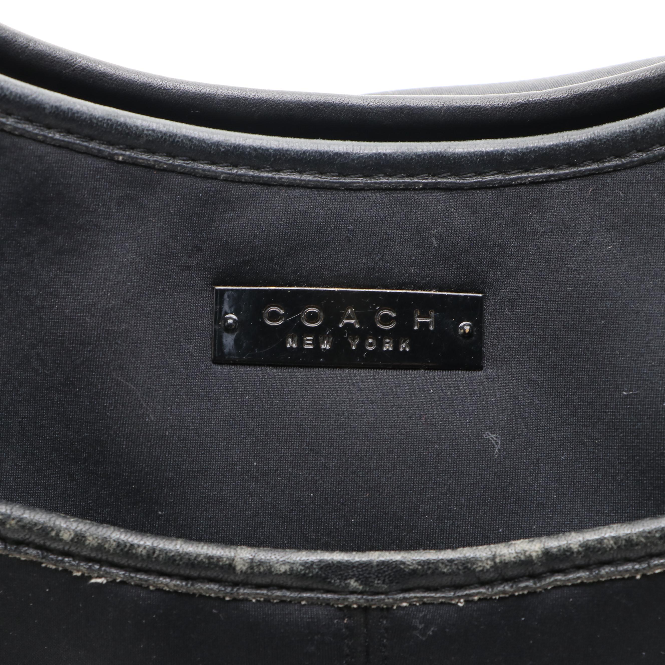 Coach Signature Pleated Gallery Tote, Coach Neoprene Bag, and Zip-Around Wallet