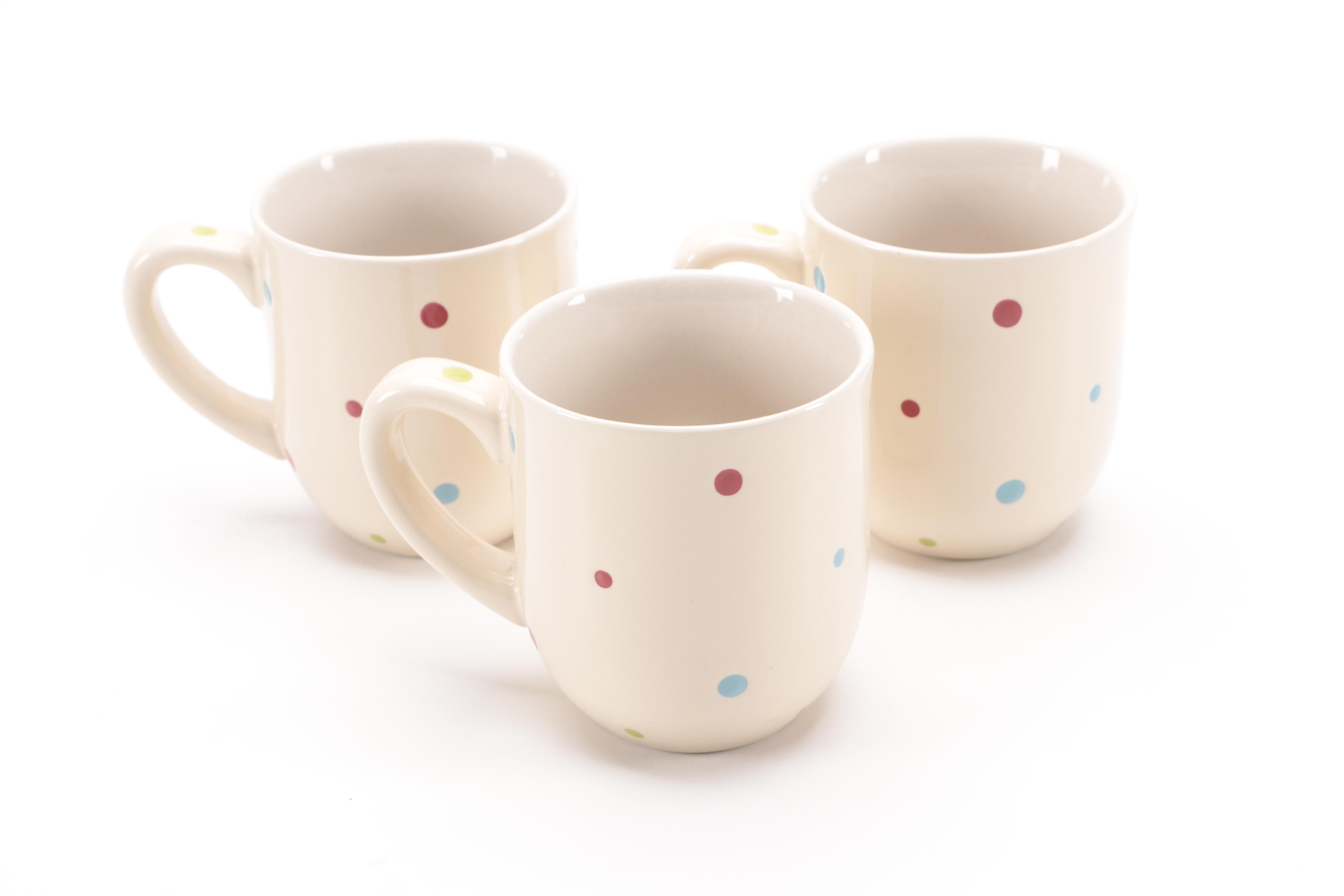 Temp-Tations "Polka Dot Cream" Dinnerware and Table Accessories