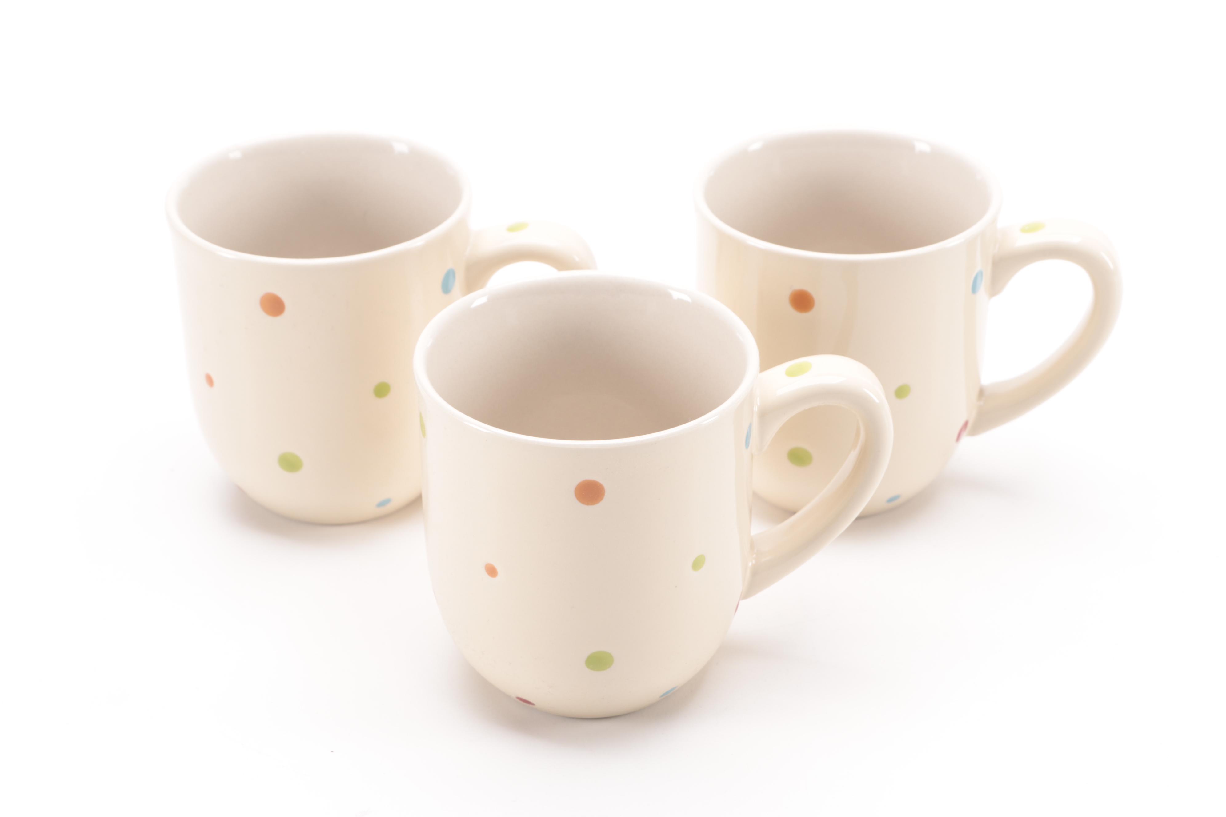 Temp-Tations "Polka Dot Cream" Dinnerware and Table Accessories