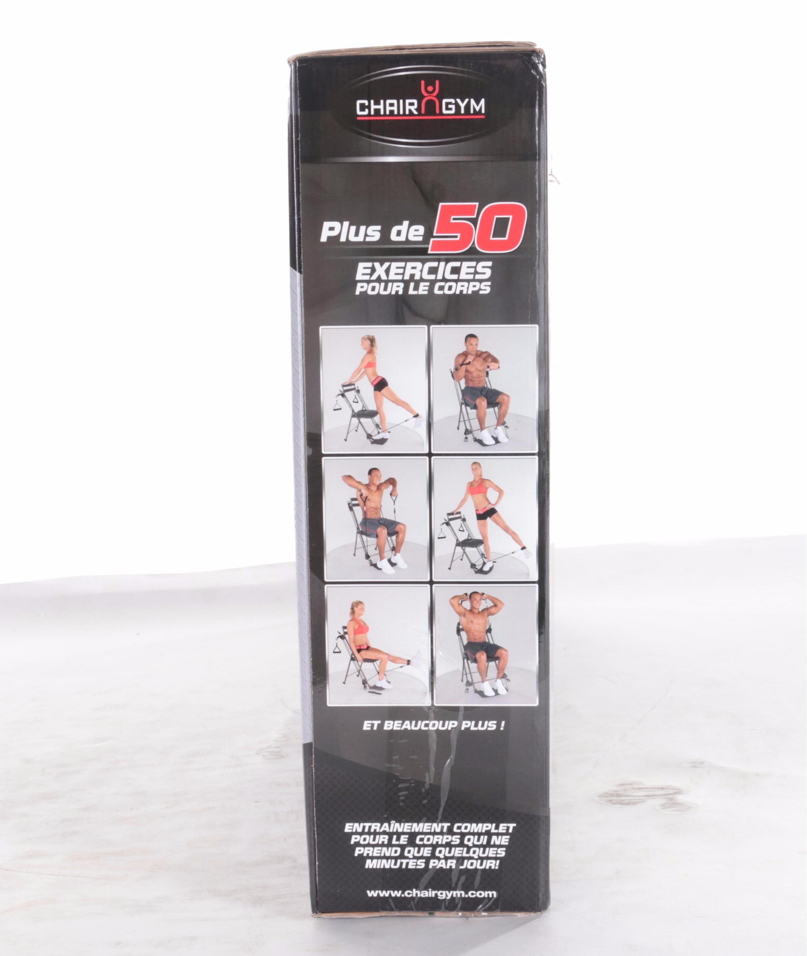 Chair Gym Exercise System with Instructional DVDs