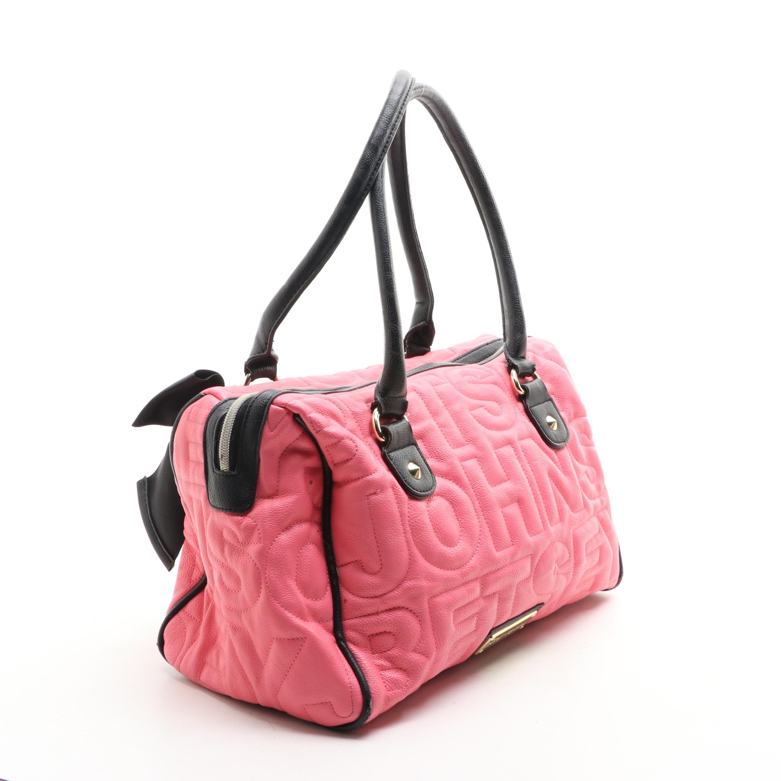 Betsey Johnson PVC Shoulder Bag, Carlisle Plaid Handbag, and Patchwork Handbag