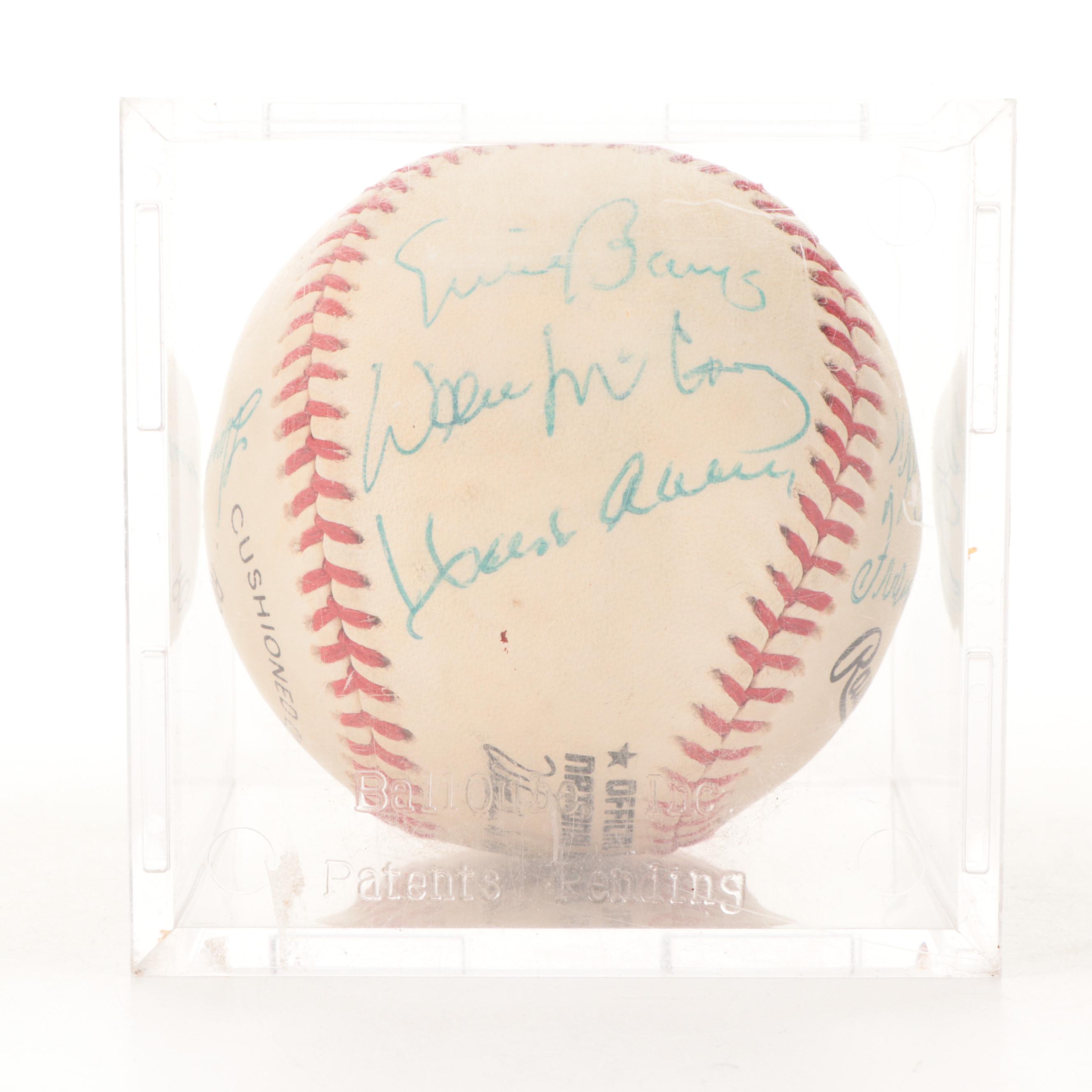 Mantle, Mays, Aaron and More Hall of Fame Players Signed Rawlings Baseball