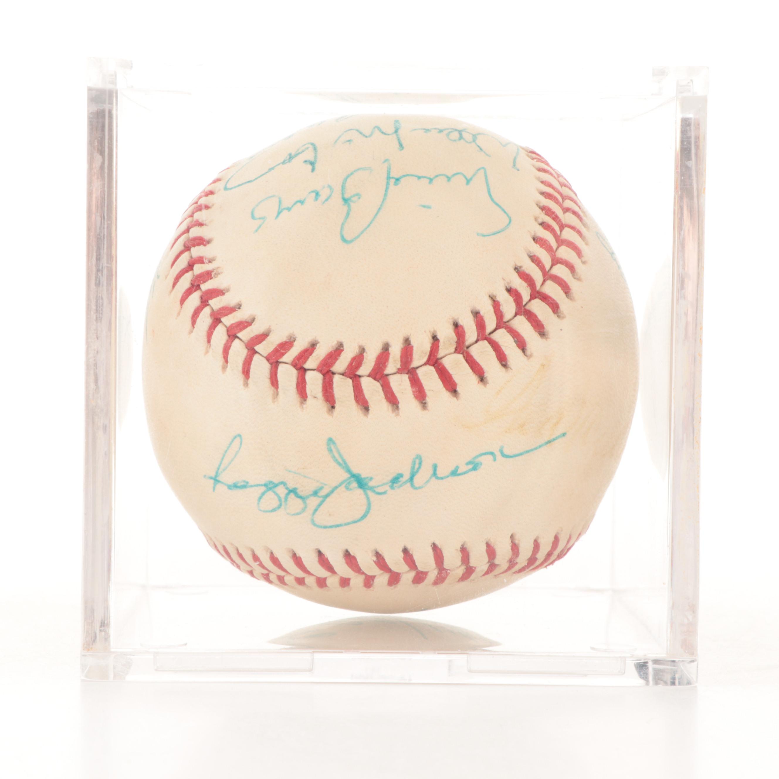 Mantle, Mays, Aaron and More Hall of Fame Players Signed Rawlings Baseball