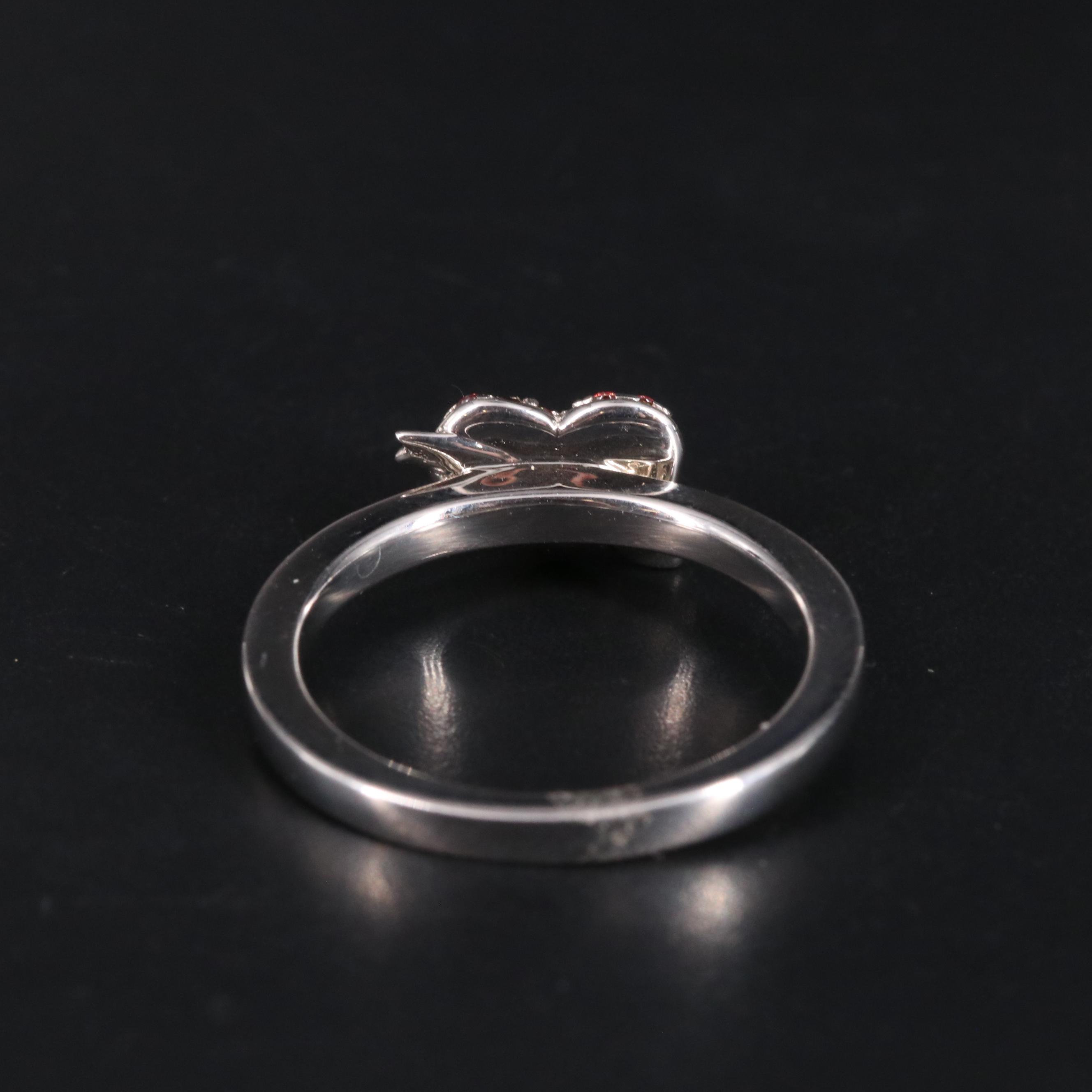 Sterling Heart Shaped "Love" Ring