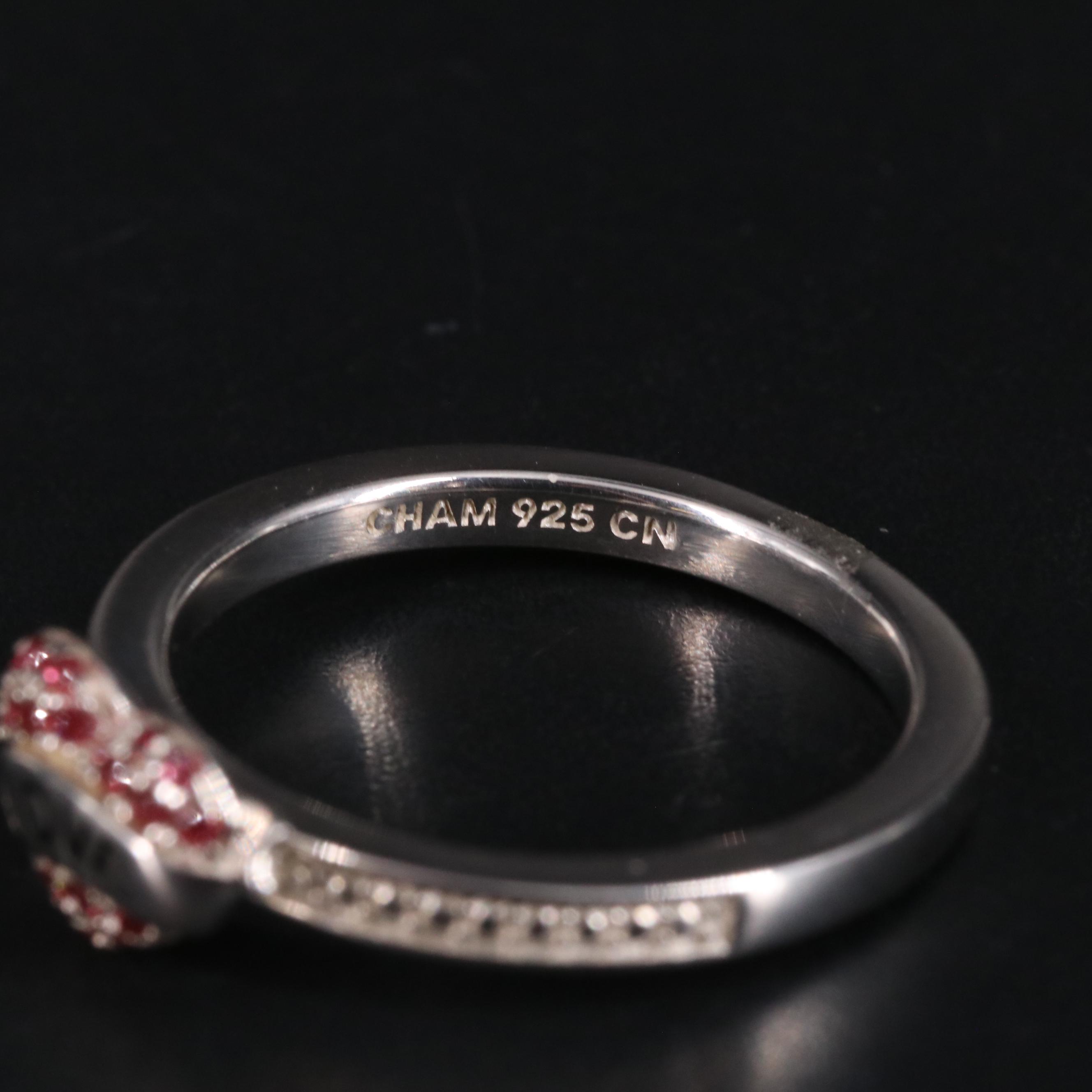 Sterling Heart Shaped "Love" Ring