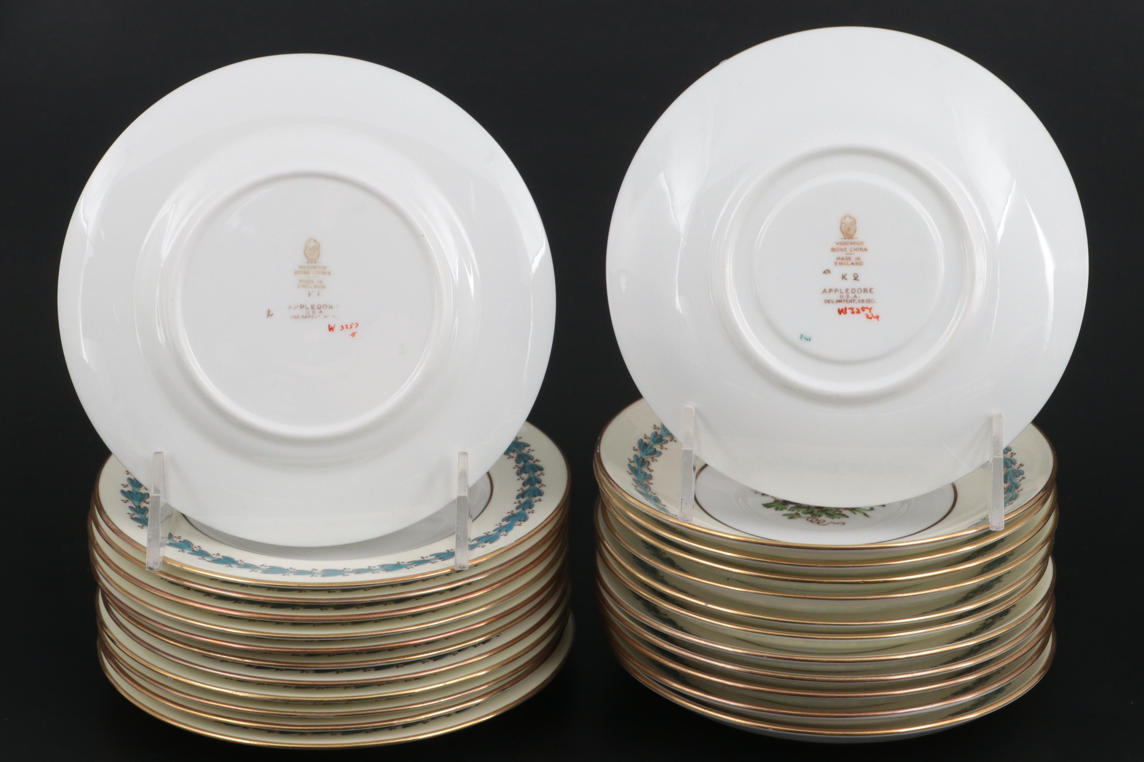 Wedgwood "Appledore" Bone China Tableware, 1957-1992