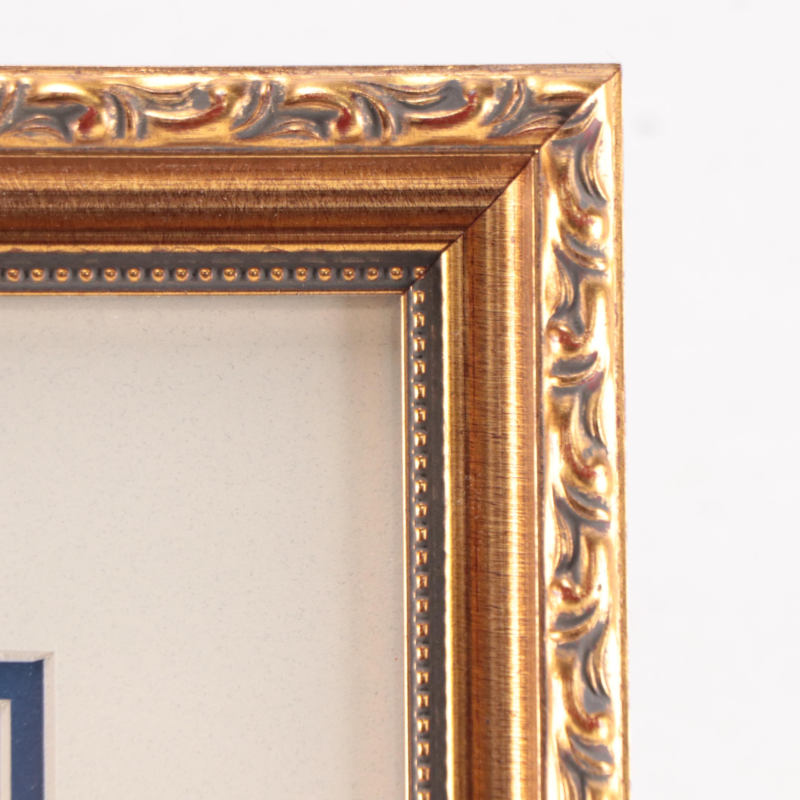 Rand, McNally & Co. Wax Engraving Map of Palestine, Circa 1888