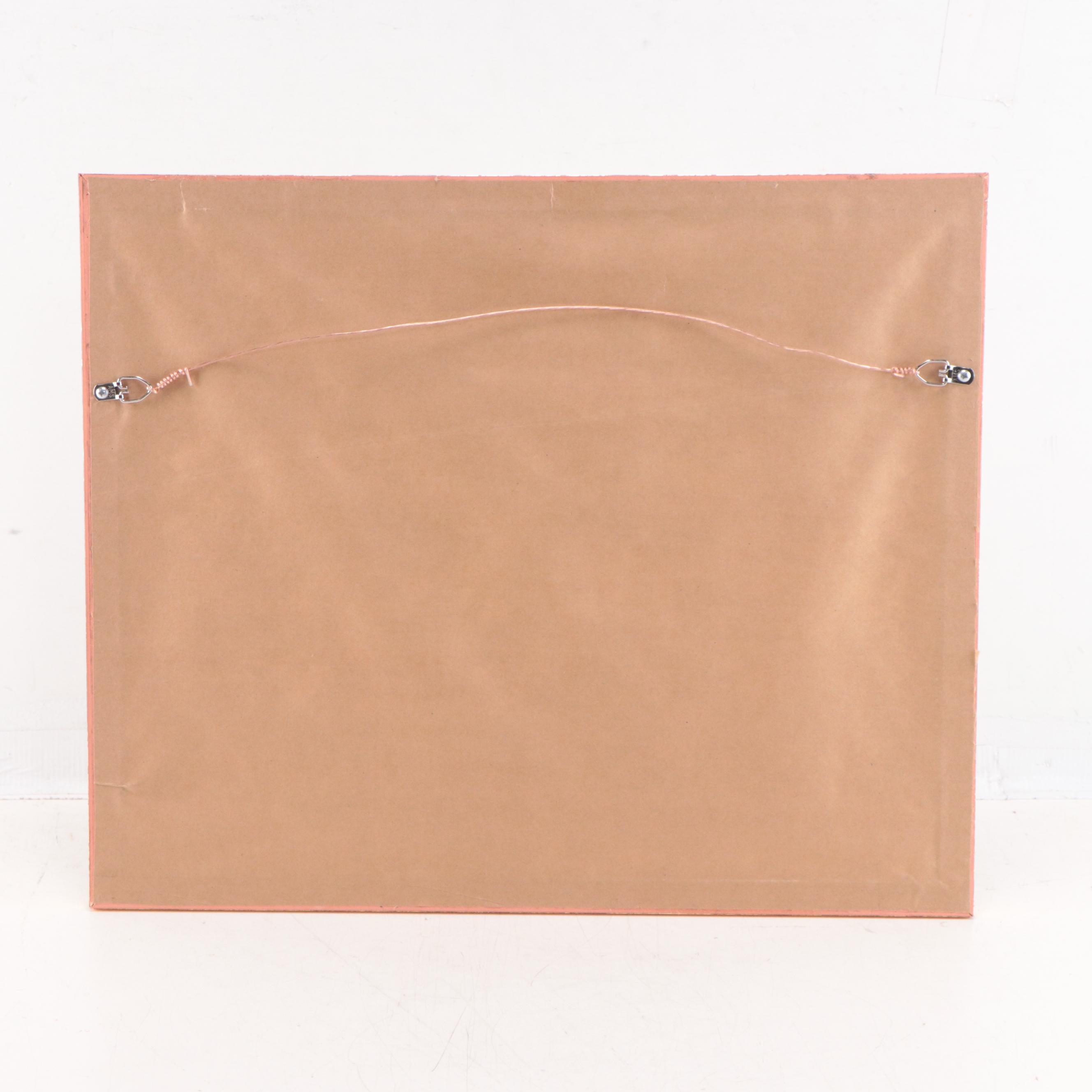 Rand, McNally & Company Wax Engraving Map of Central America, Circa 1889