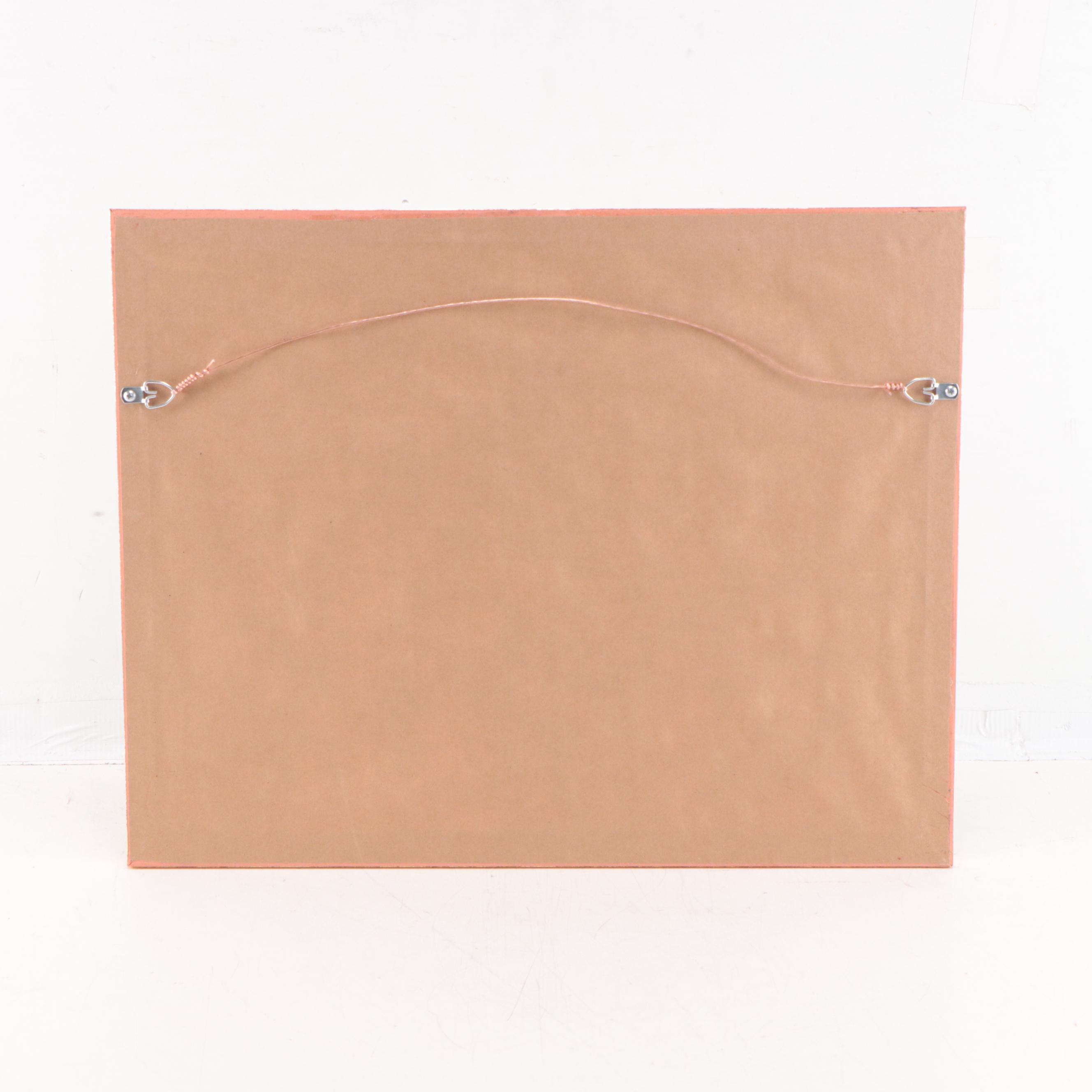 Rand, McNally & Company Wax Engraving Map of North Dakota, Circa 1889