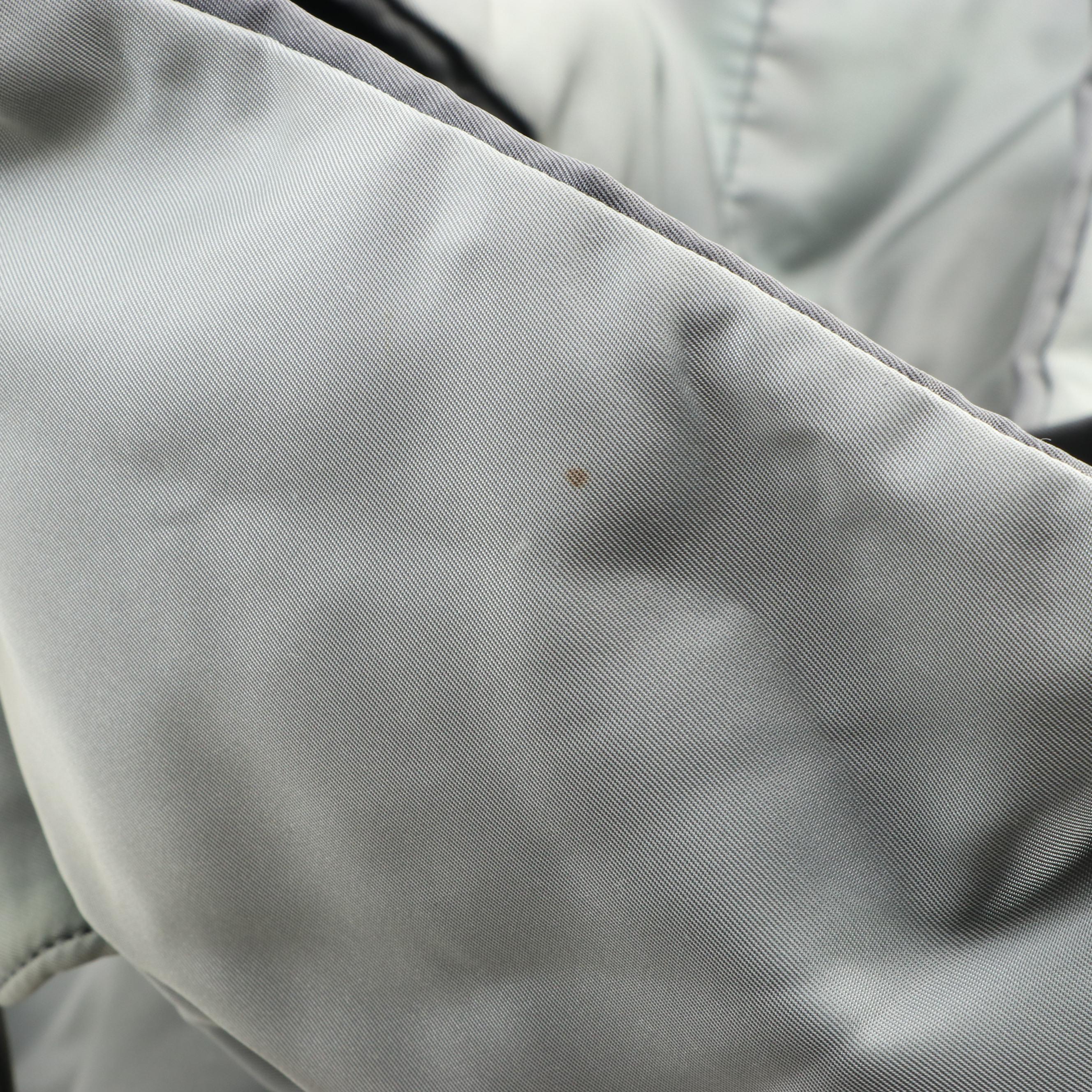 Prada Reversible Tote in Nylon Twill and Leather Trim