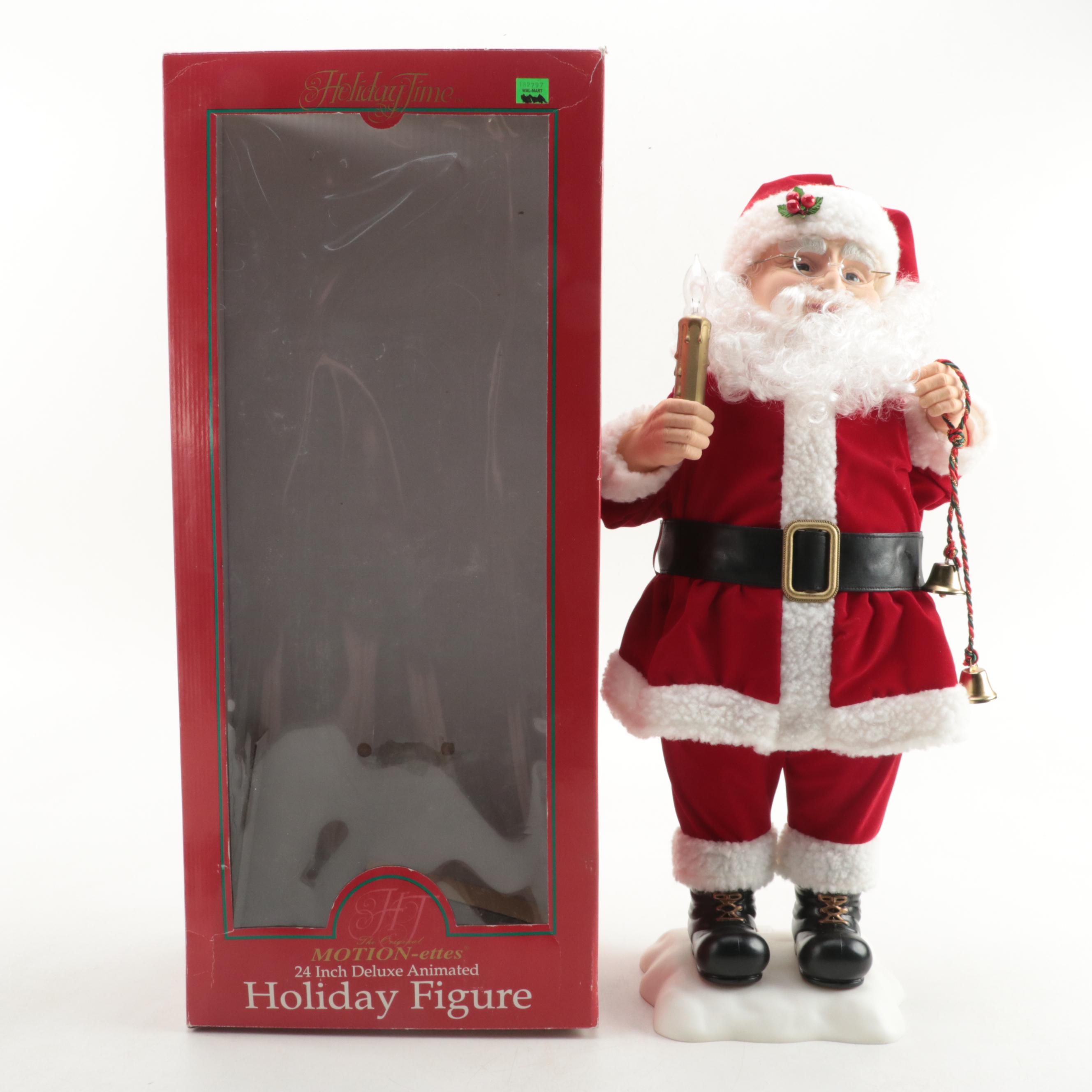 Holiday Time Electronic Animated Santa Figure, 1997