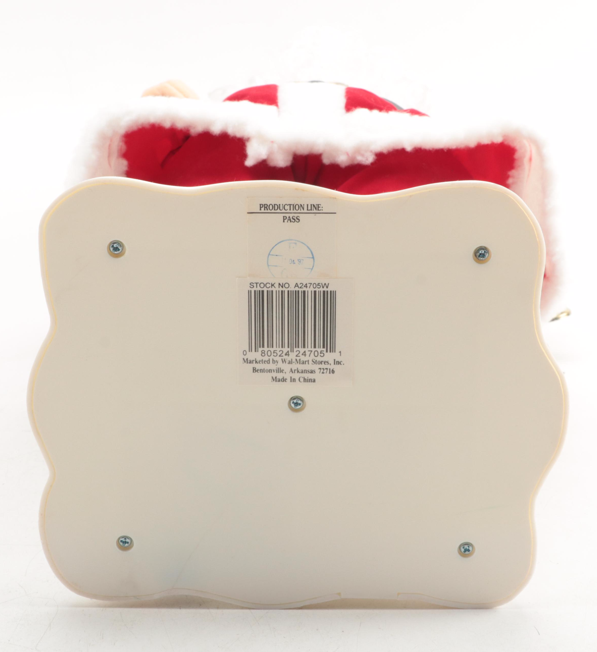 Holiday Time Electronic Animated Santa Figure, 1997