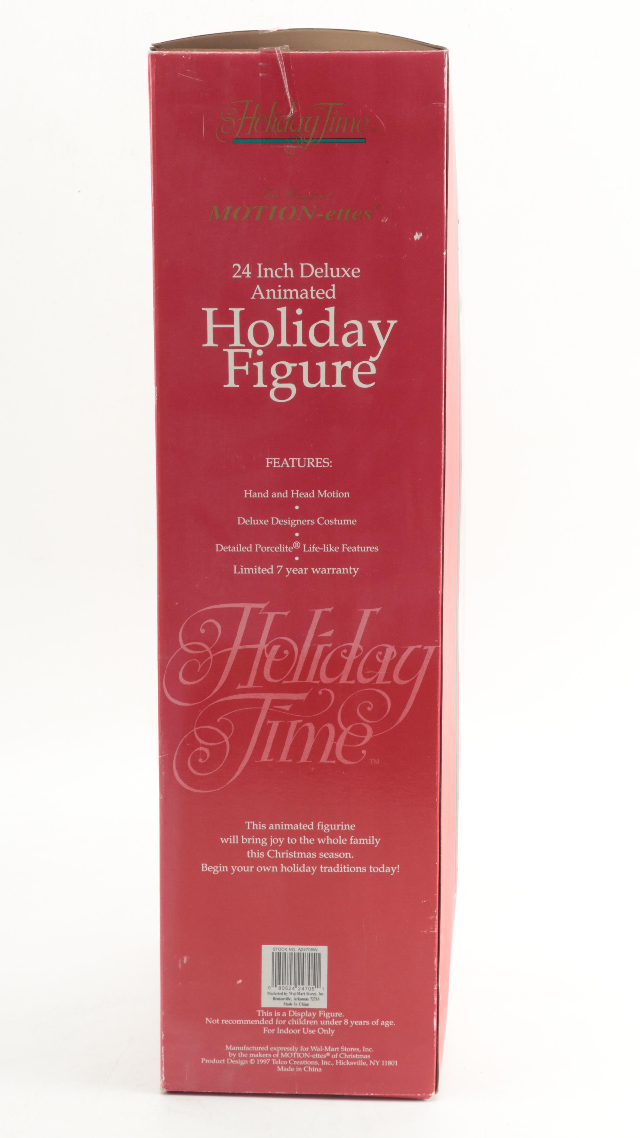 Holiday Time Electronic Animated Santa Figure, 1997