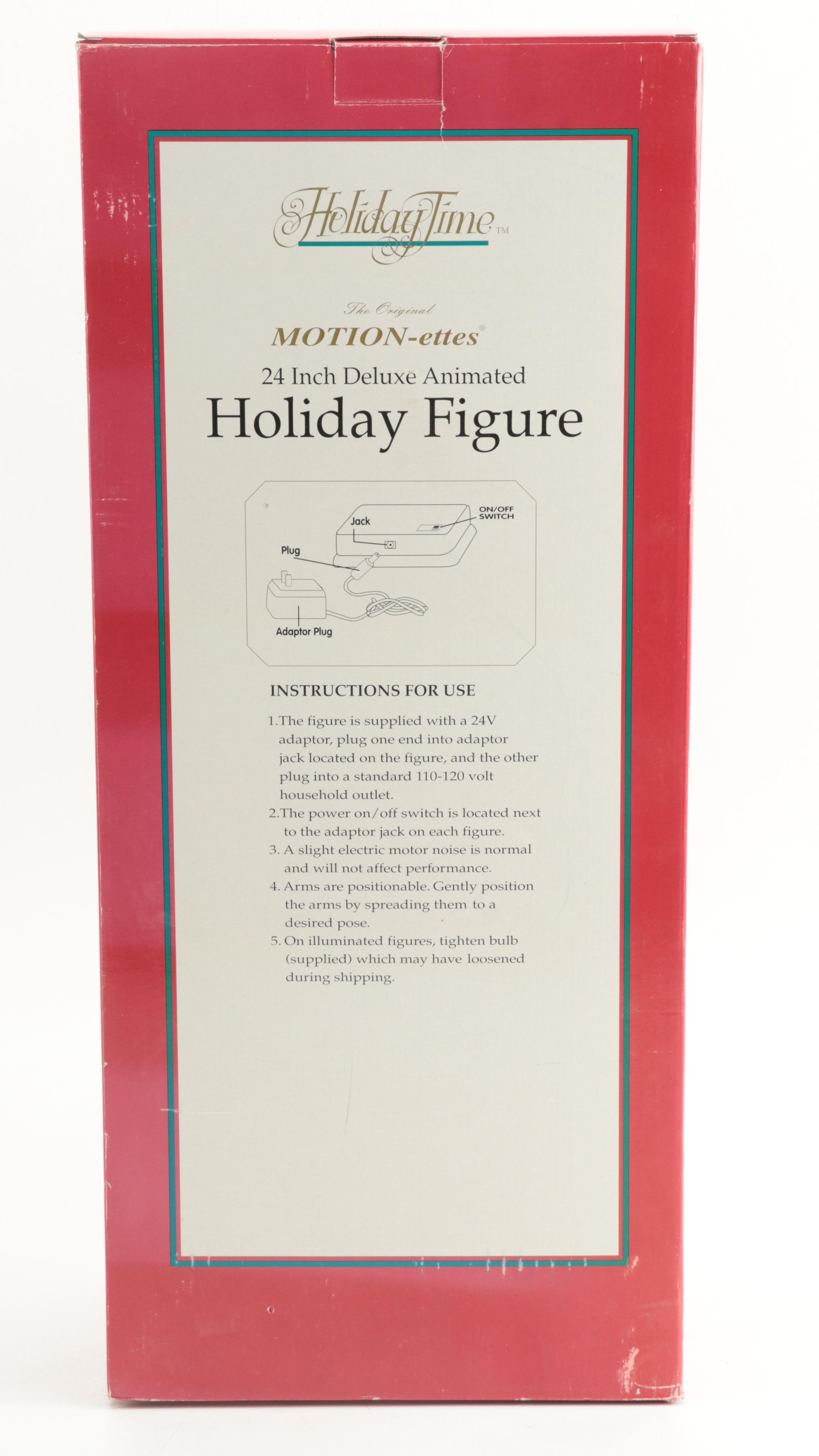 Holiday Time Electronic Animated Santa Figure, 1997