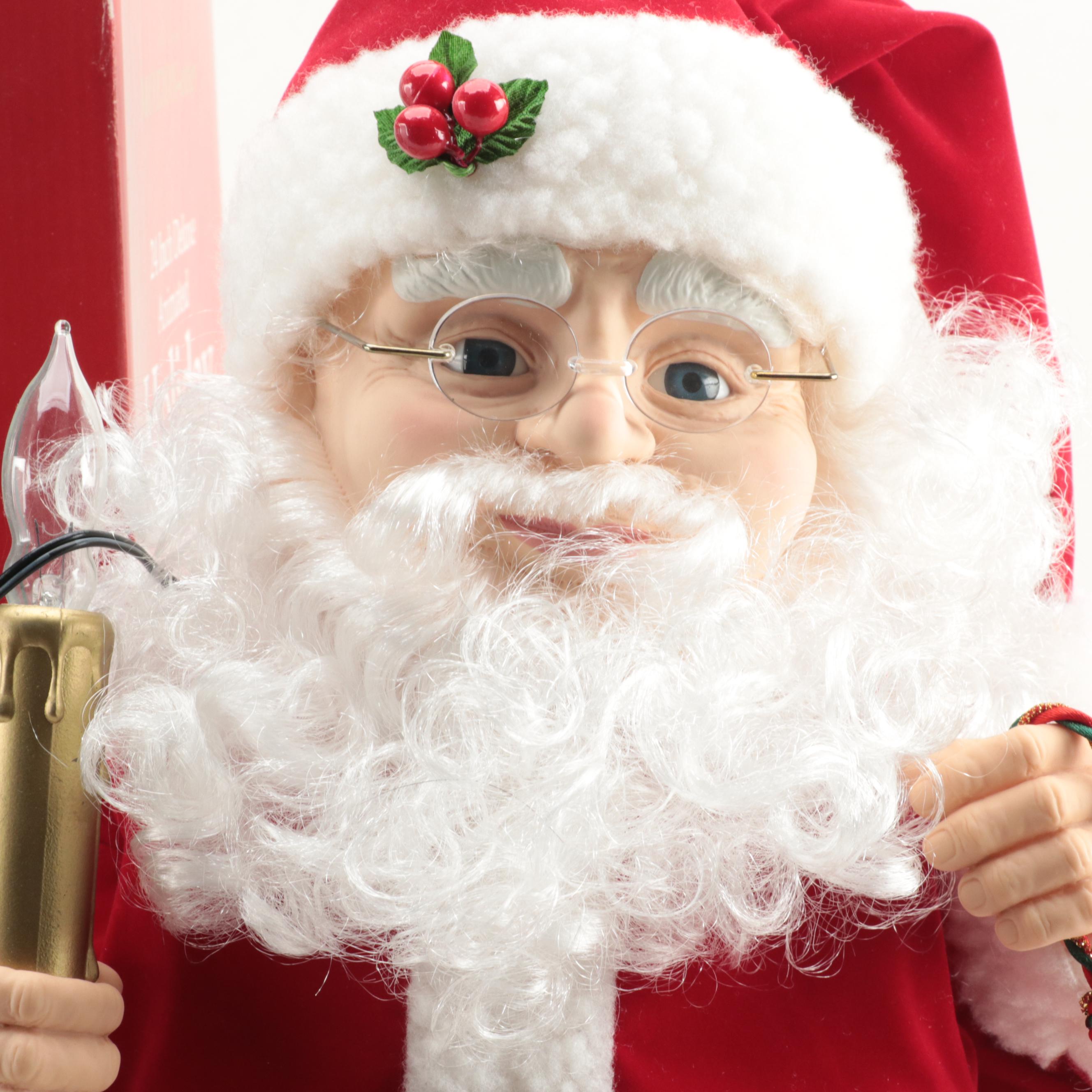 Holiday Time Electronic Animated Santa Figure, 1997