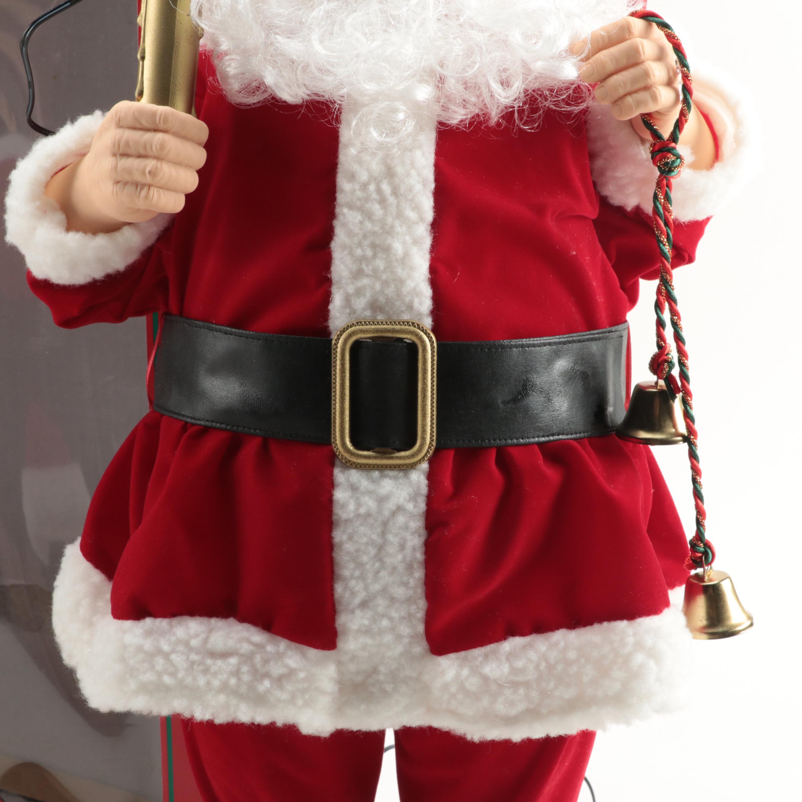 Holiday Time Electronic Animated Santa Figure, 1997