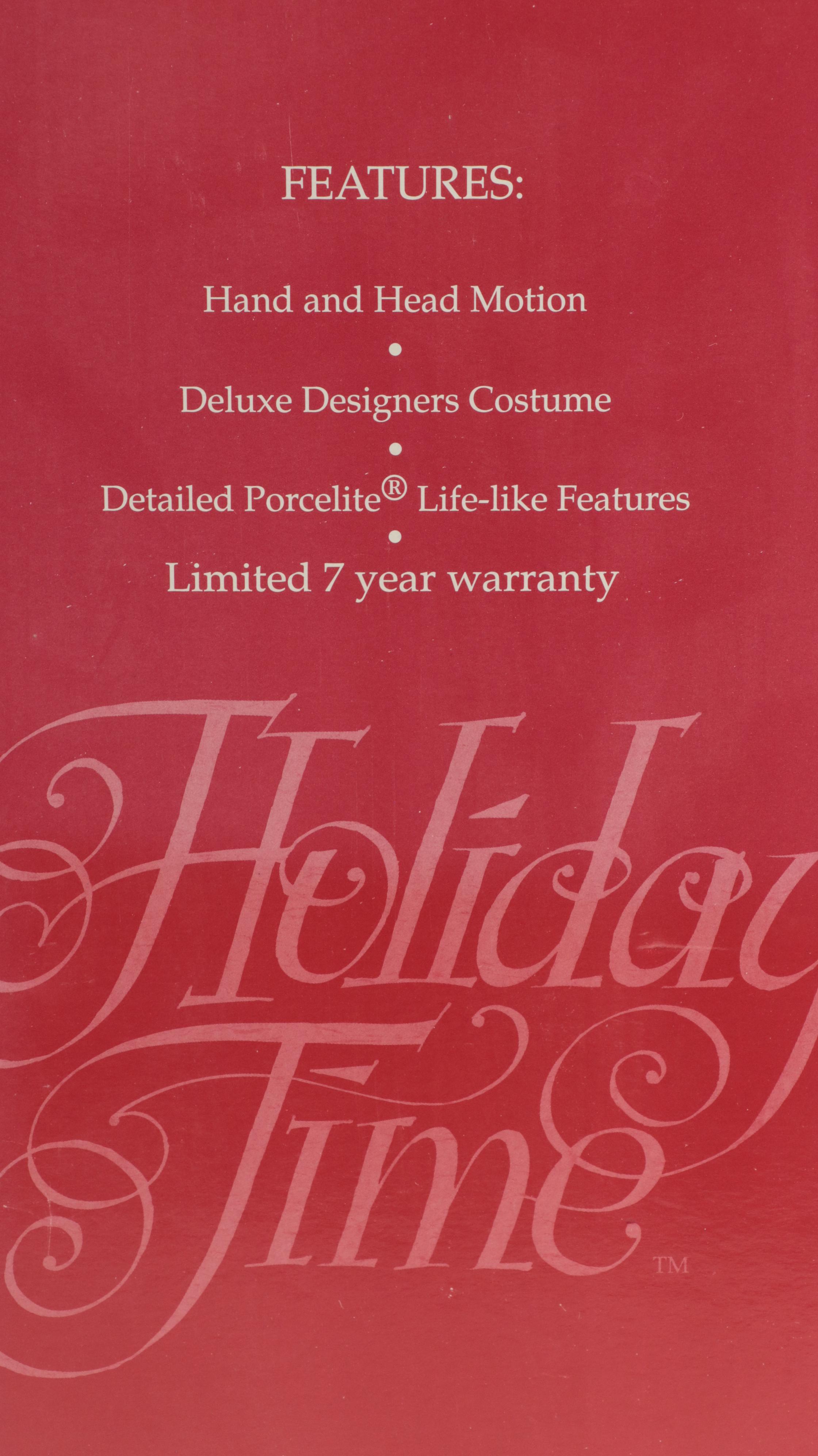 Holiday Time Electronic Animated Santa Figure, 1997