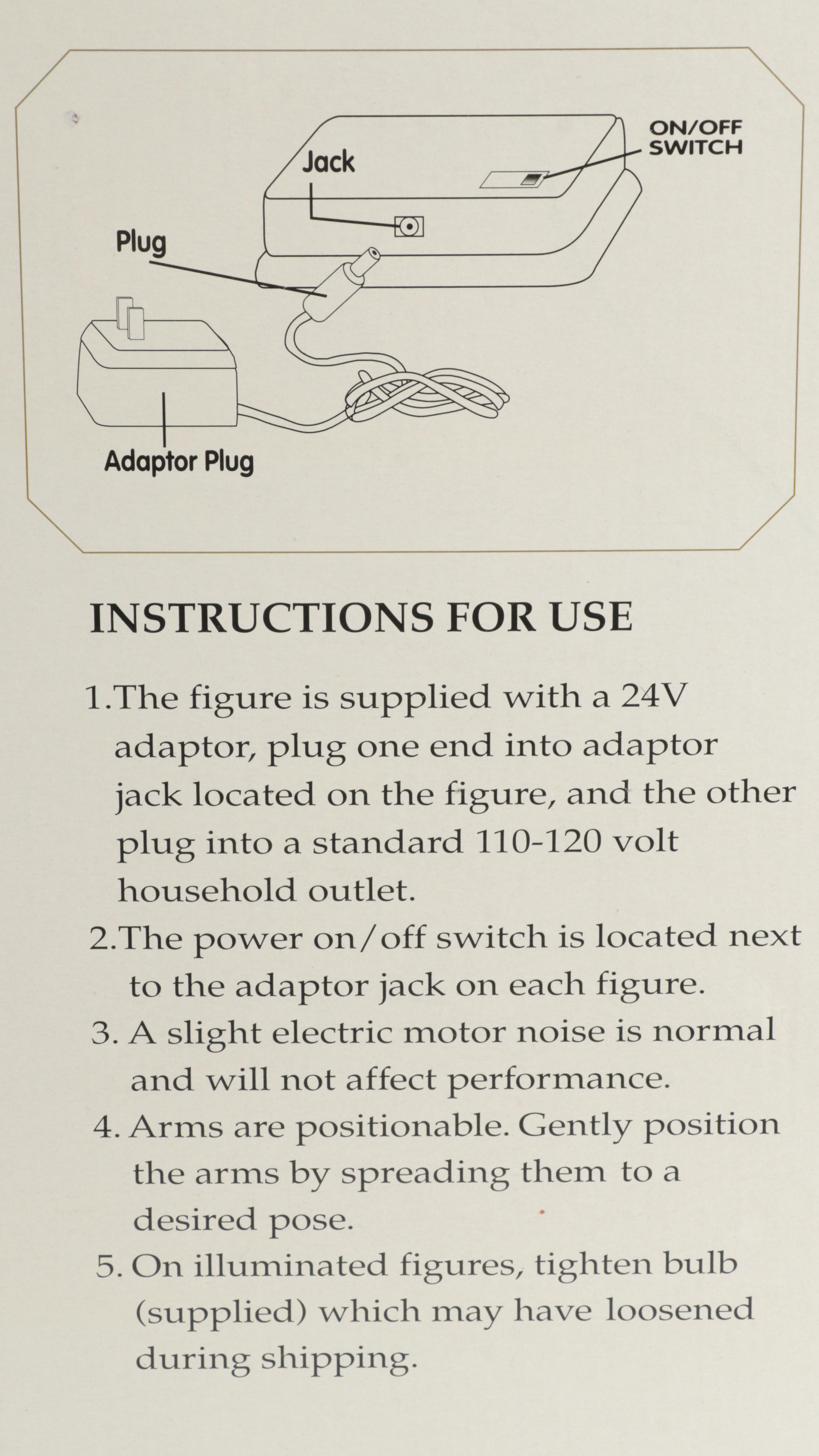 Holiday Time Electronic Animated Santa Figure, 1997