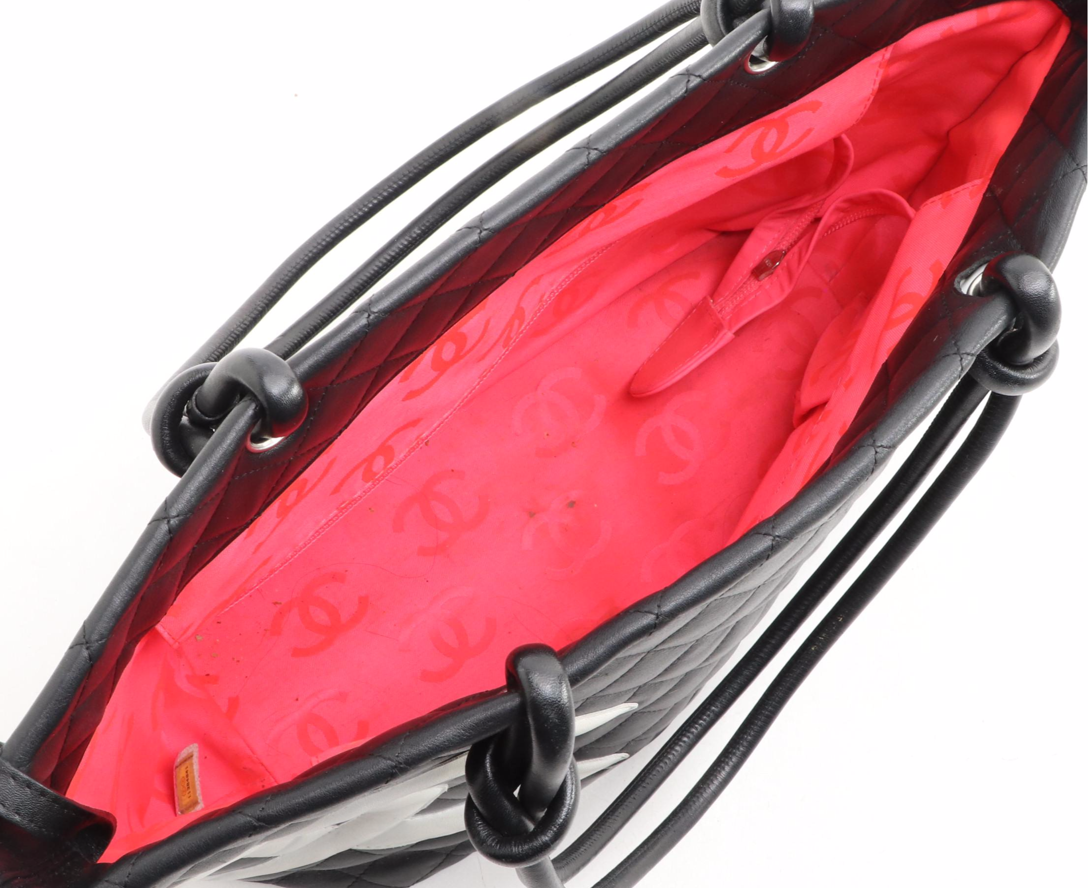 Chanel Cambon Ligne CC Tote in Quilted Calfskin Leather