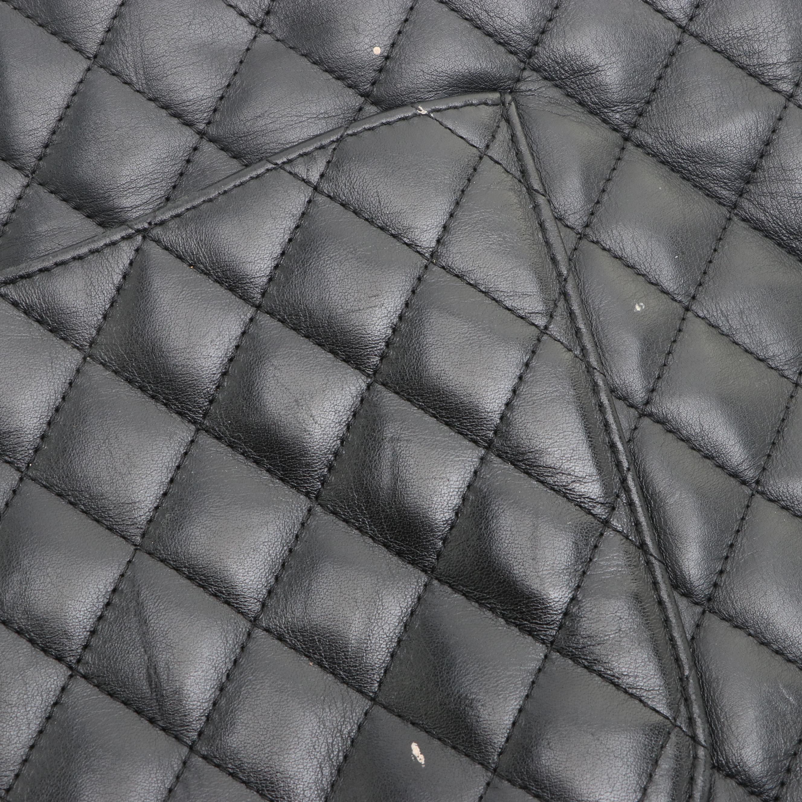Chanel Cambon Ligne CC Tote in Quilted Calfskin Leather