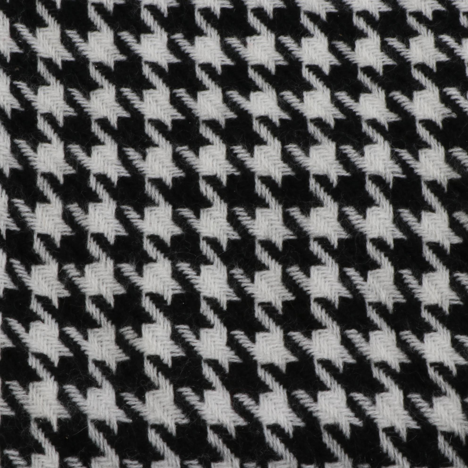 Houndstooth Check Scarf with Tuck-in Faux Fur Scarves in Leopard Print and Solid