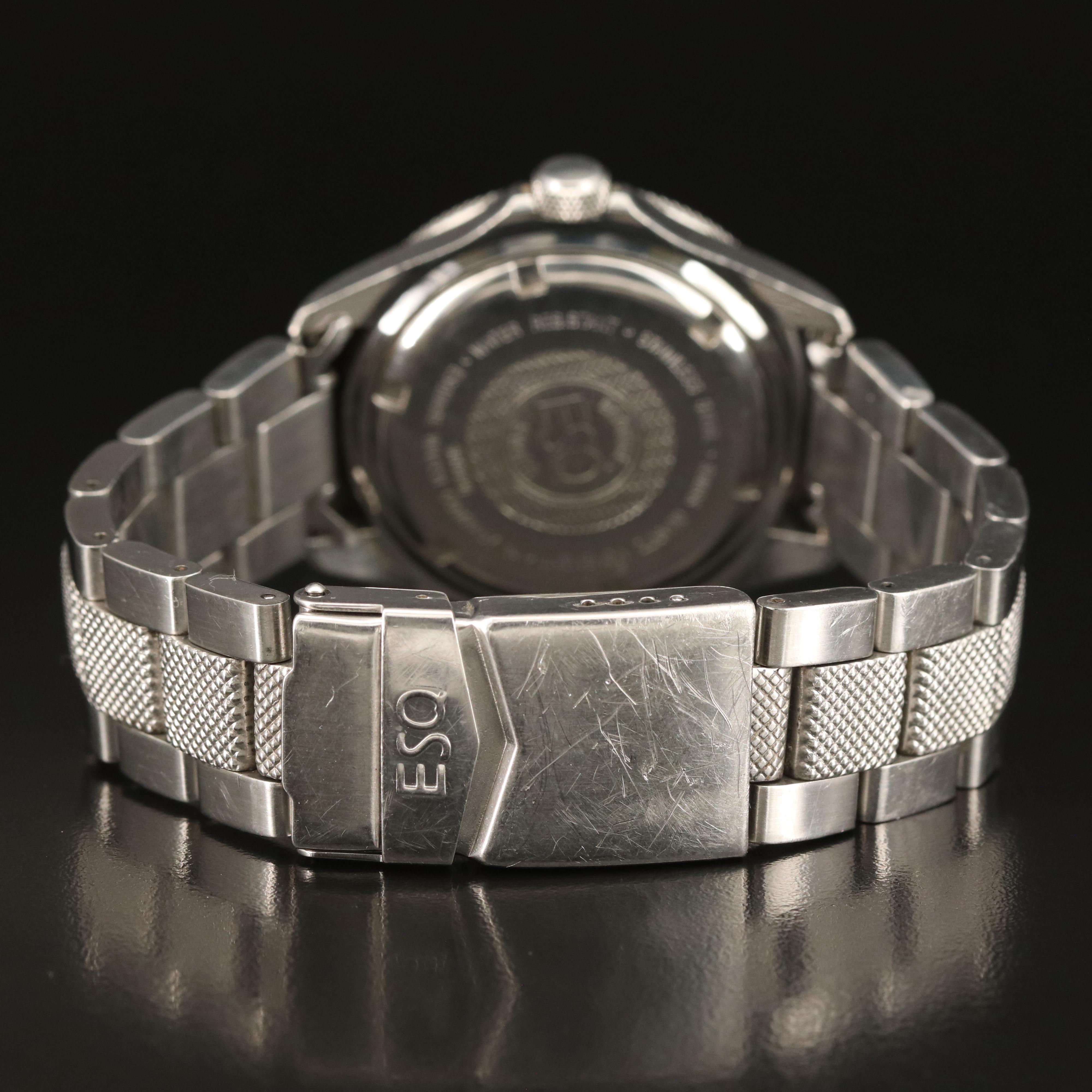 ESQ Dive - Style Stainless Steel Quartz Watch