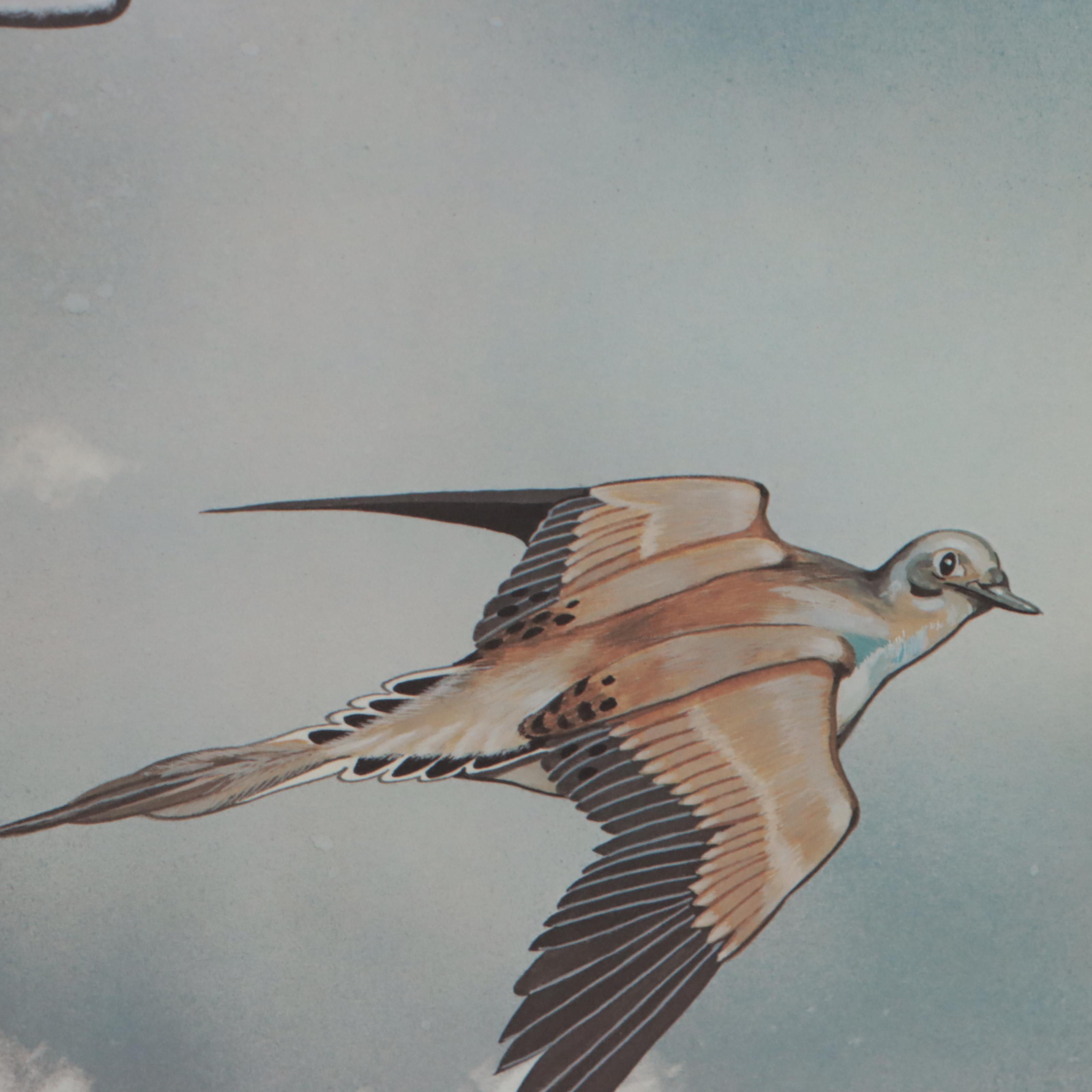 Gene Gray Offset Lithograph "Sea Hawk," 1980