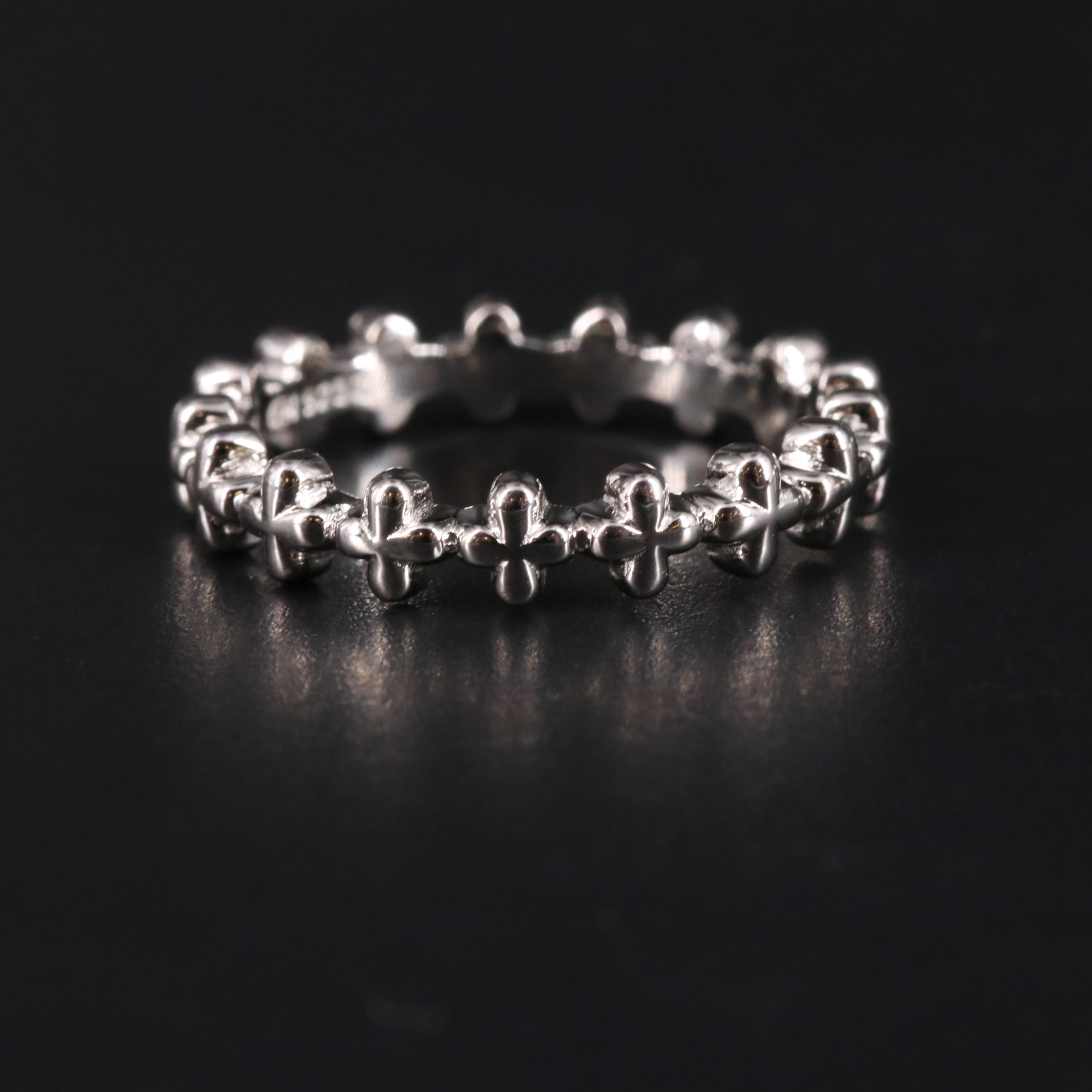 Sterling Quatrefoil Ring