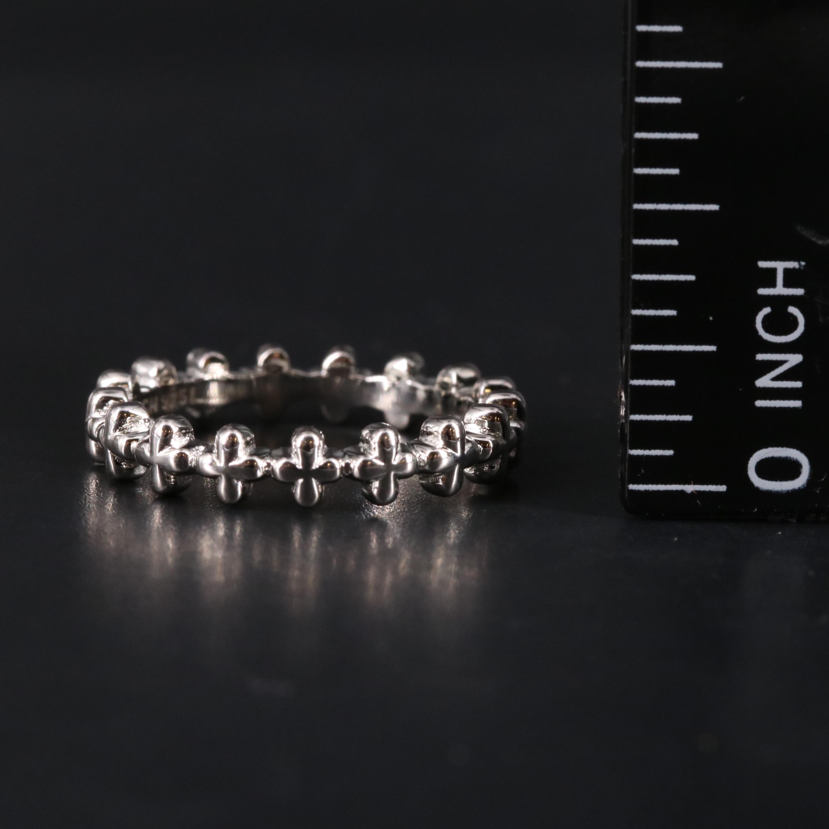 Sterling Quatrefoil Ring