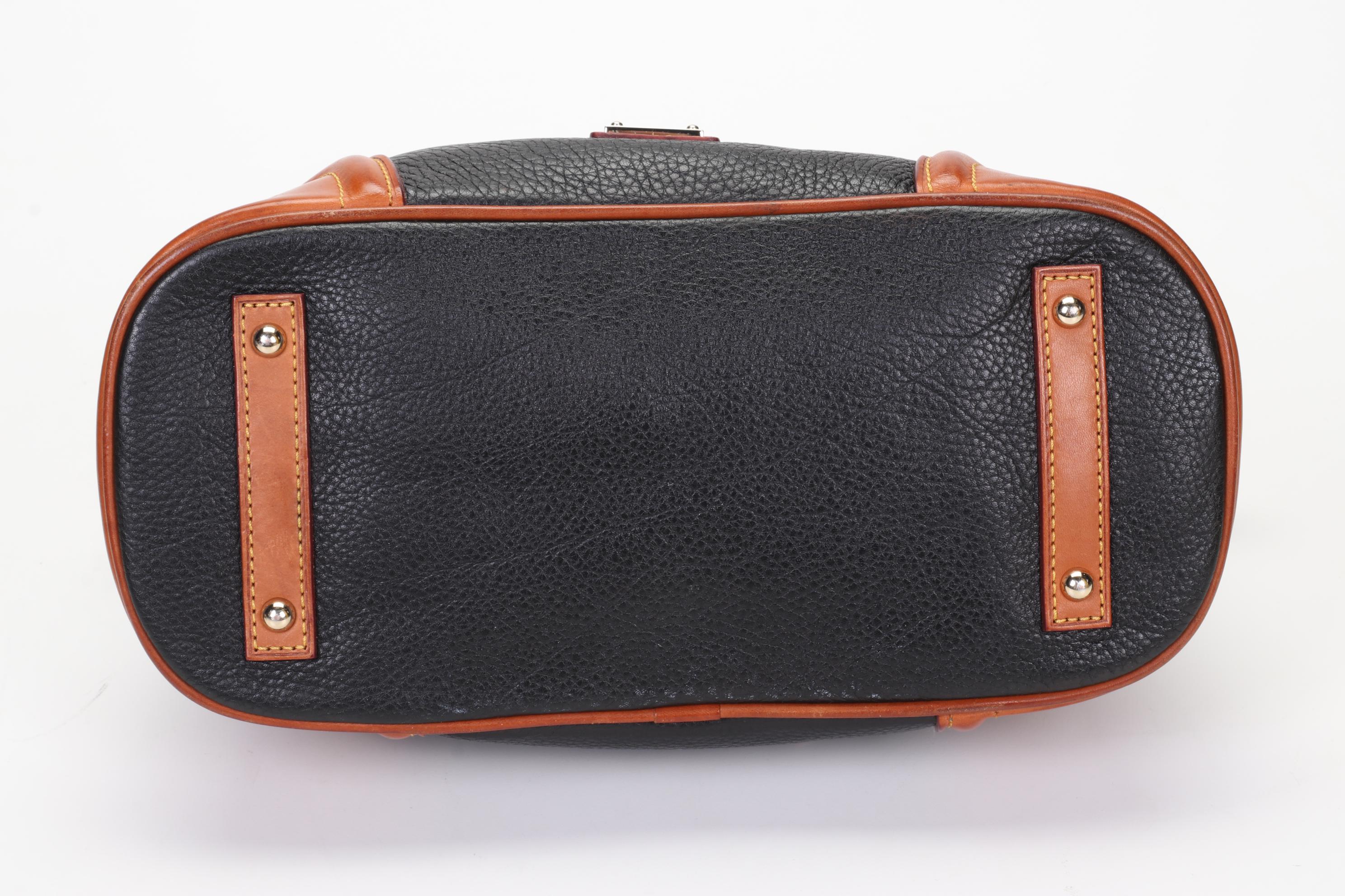 Cashmere and Pom-Pom Mink Fur Scarves with Dooney & Bourke Shoulder Bag