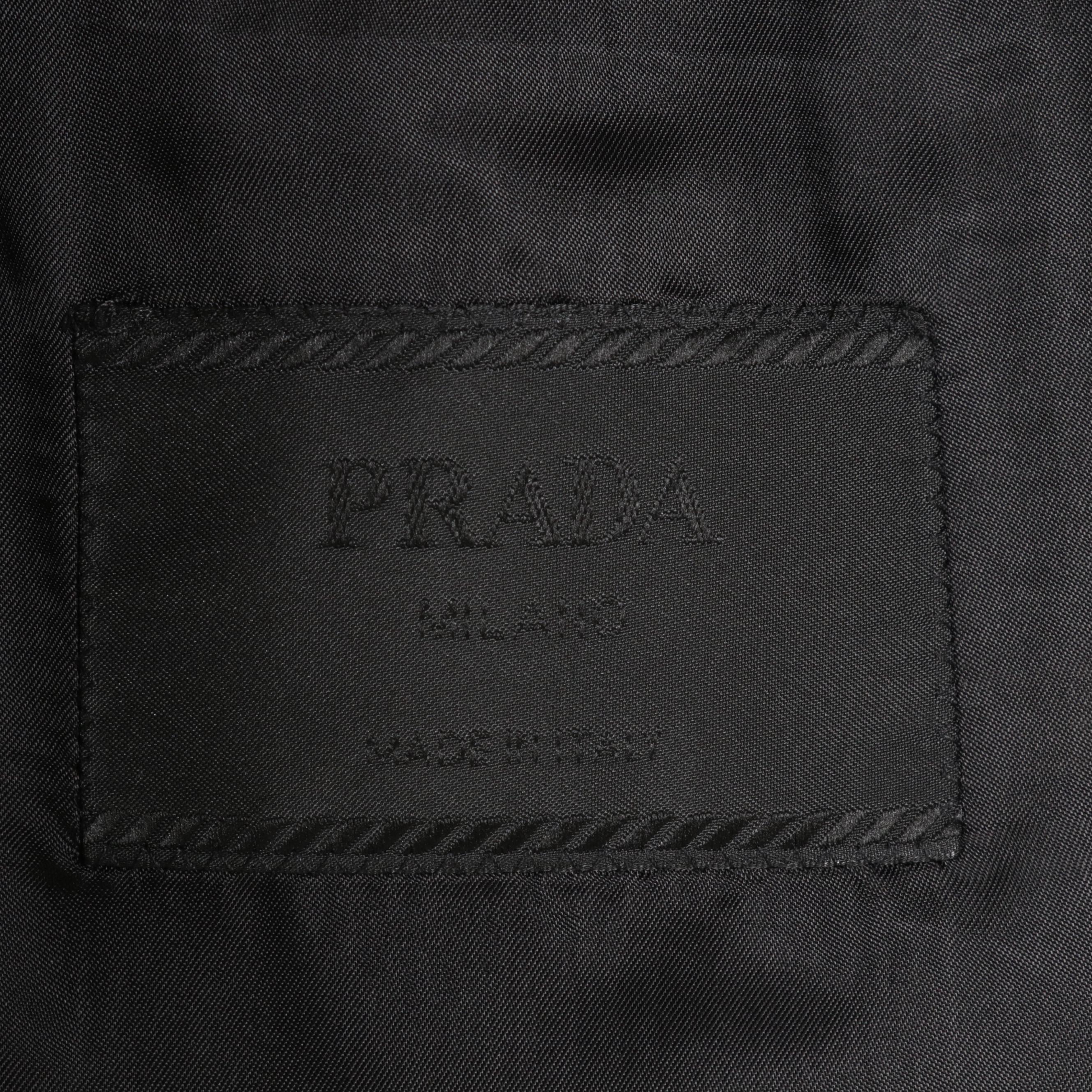 Men's Prada Cotton and Wool Blazers with Tom Ford Grey Wool Vest