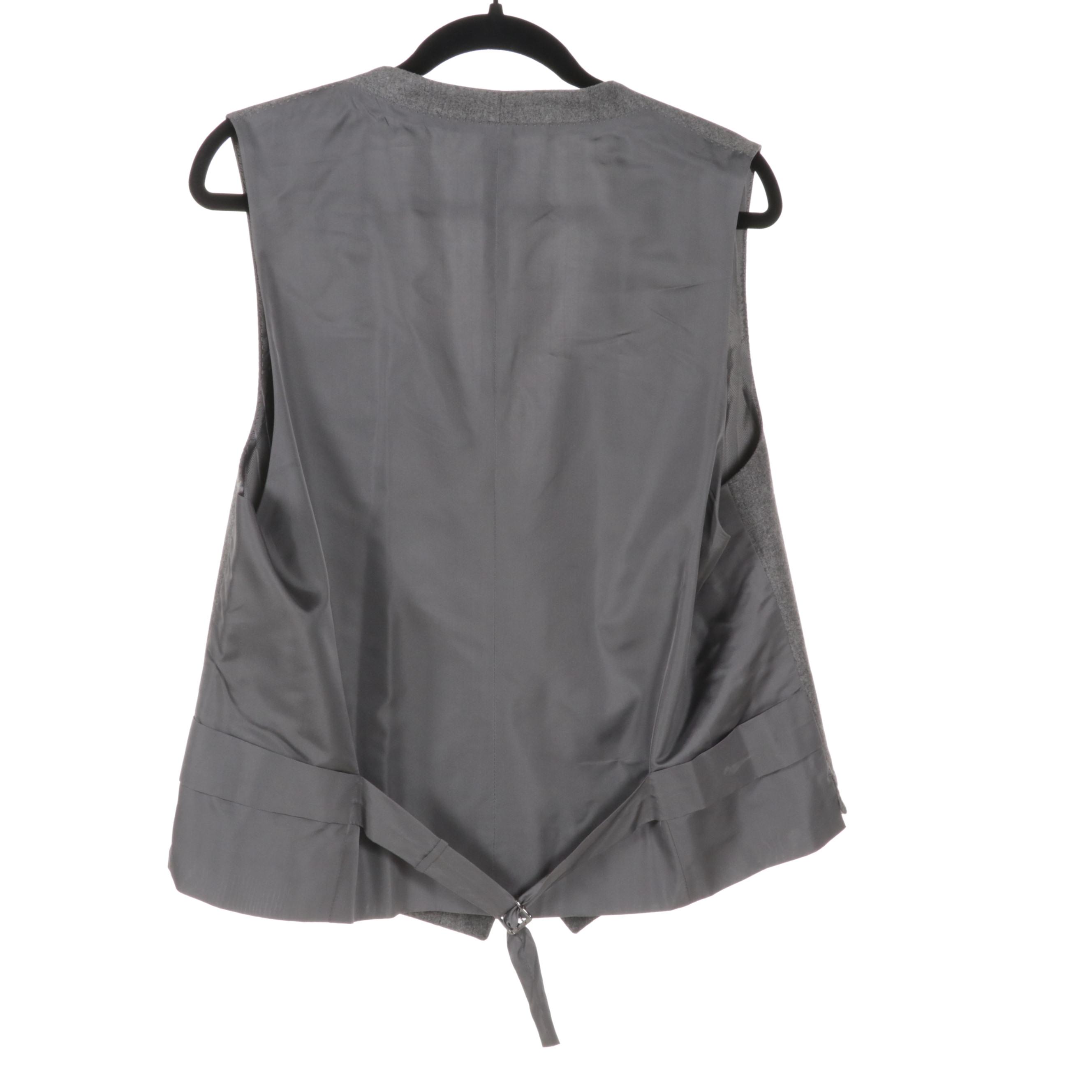 Men's Prada Cotton and Wool Blazers with Tom Ford Grey Wool Vest