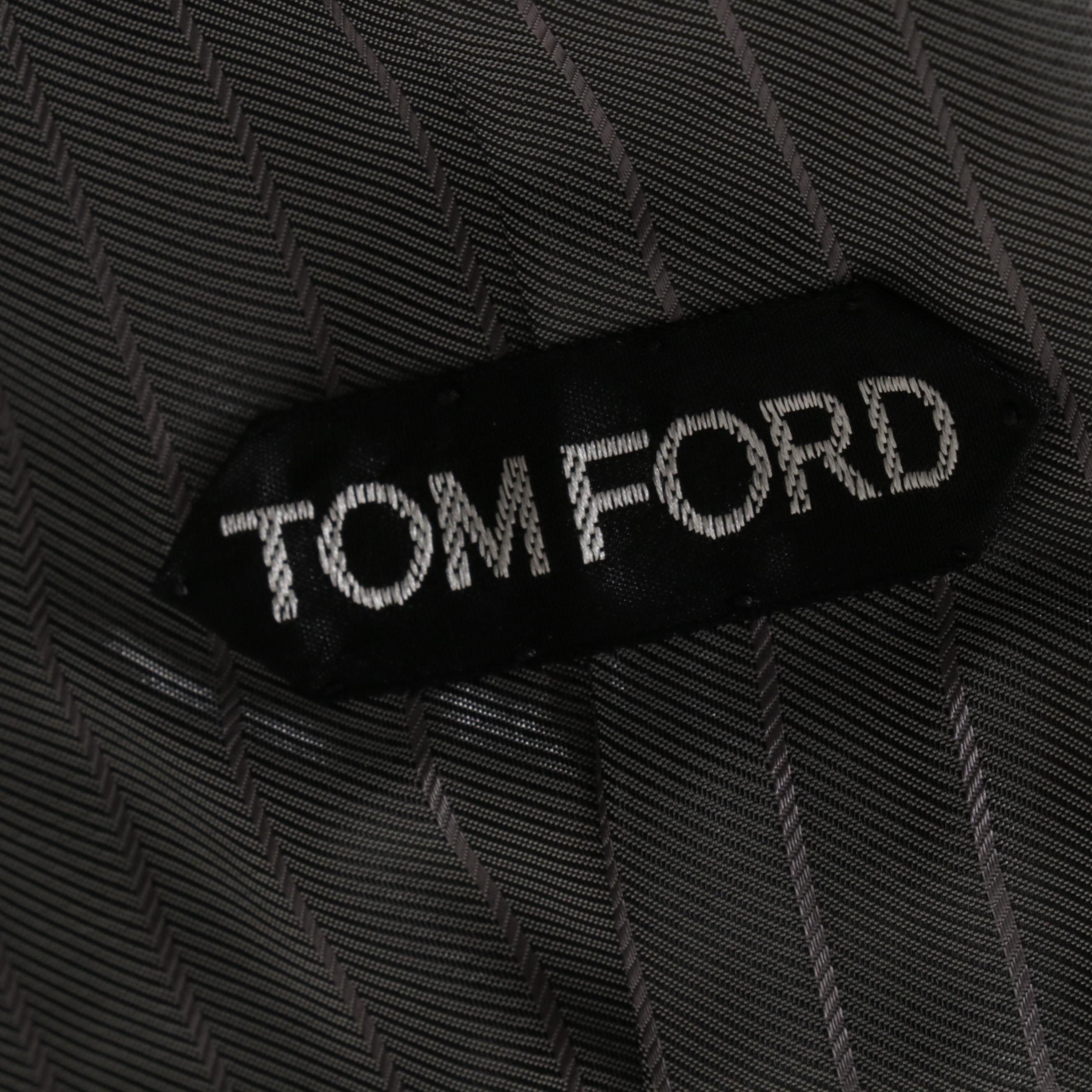 Men's Prada Cotton and Wool Blazers with Tom Ford Grey Wool Vest