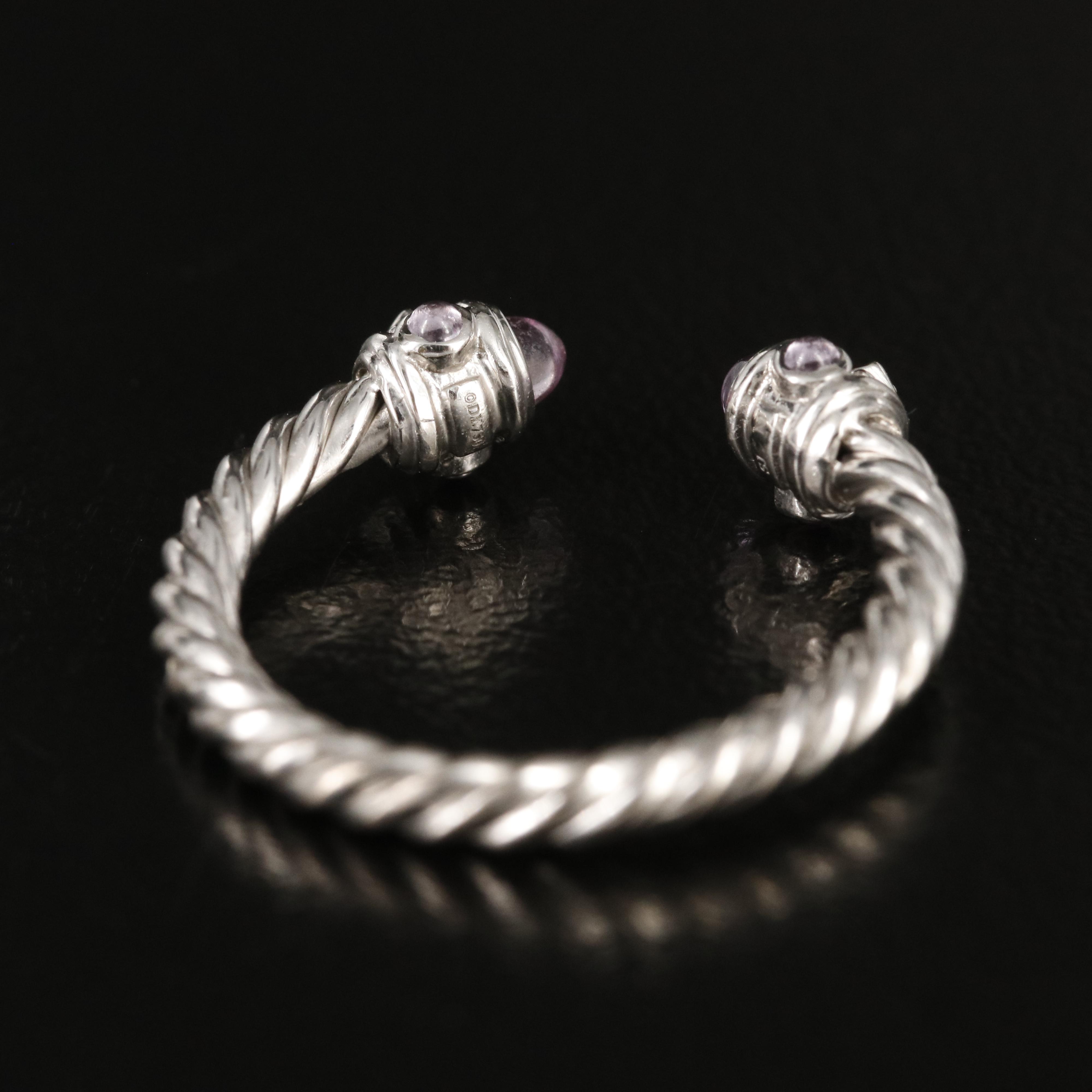 David Yurman "Renaissance Color" 18K Pink Sapphire Ring