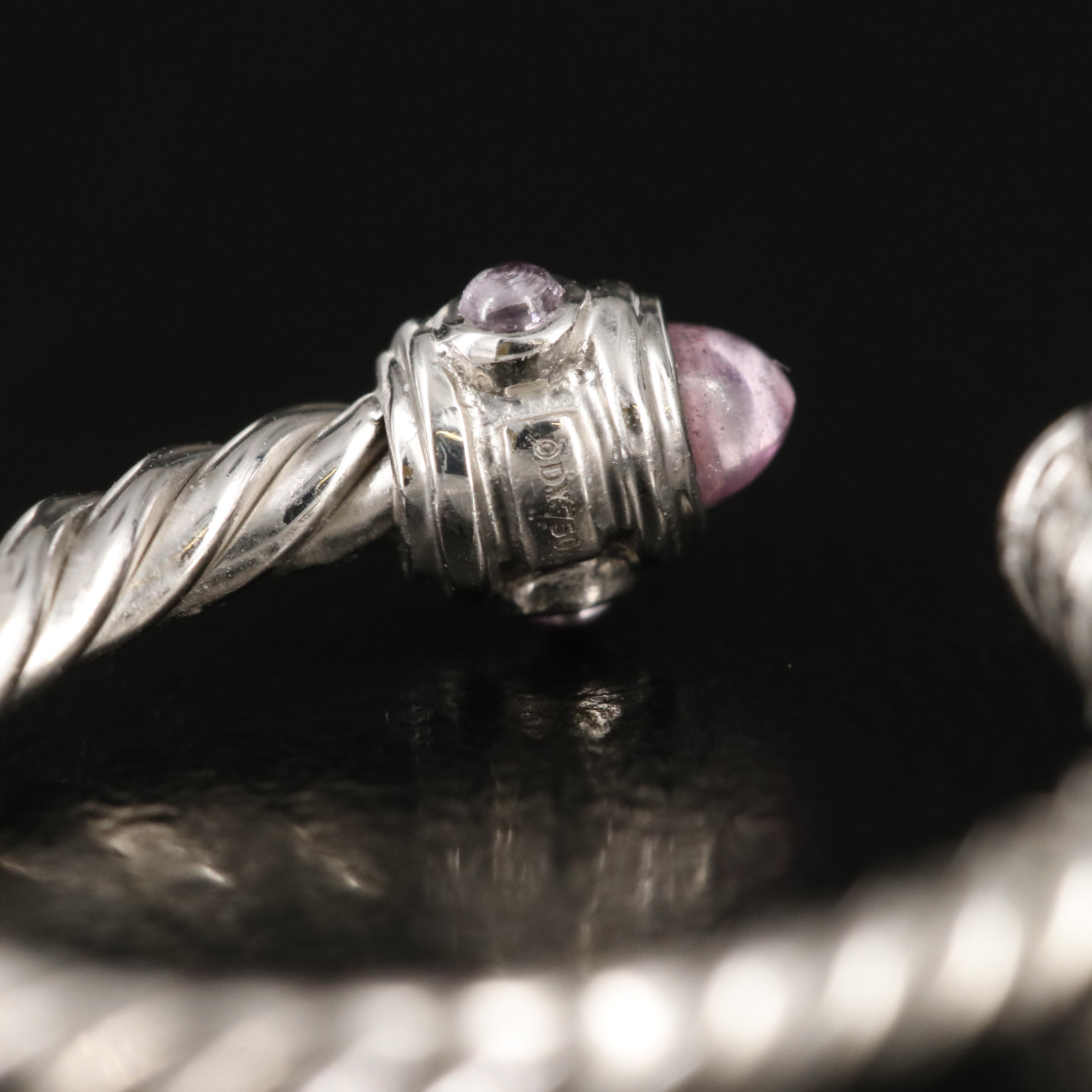 David Yurman "Renaissance Color" 18K Pink Sapphire Ring