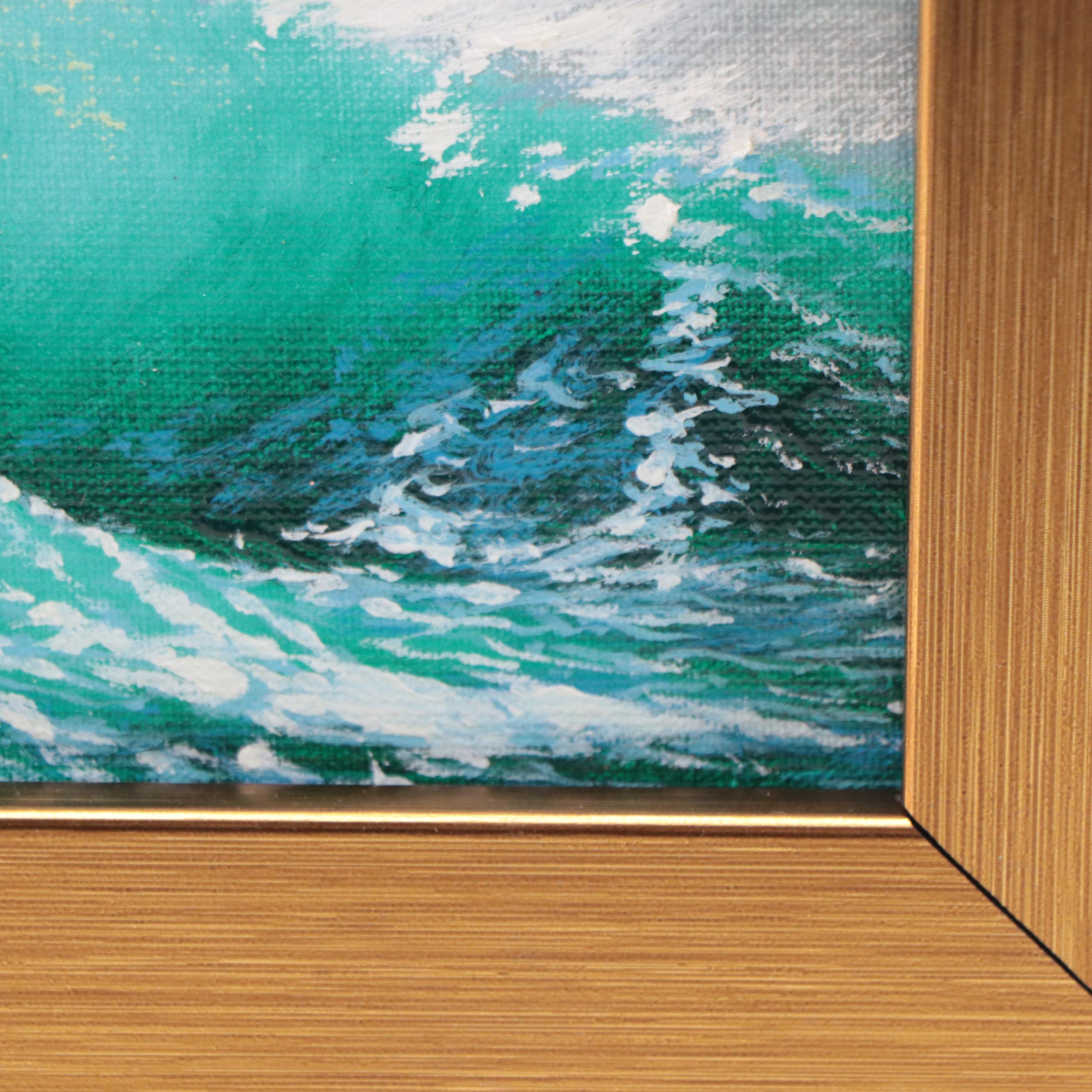 Victor Arseni Seascape Oil Painting "Sea," 2021