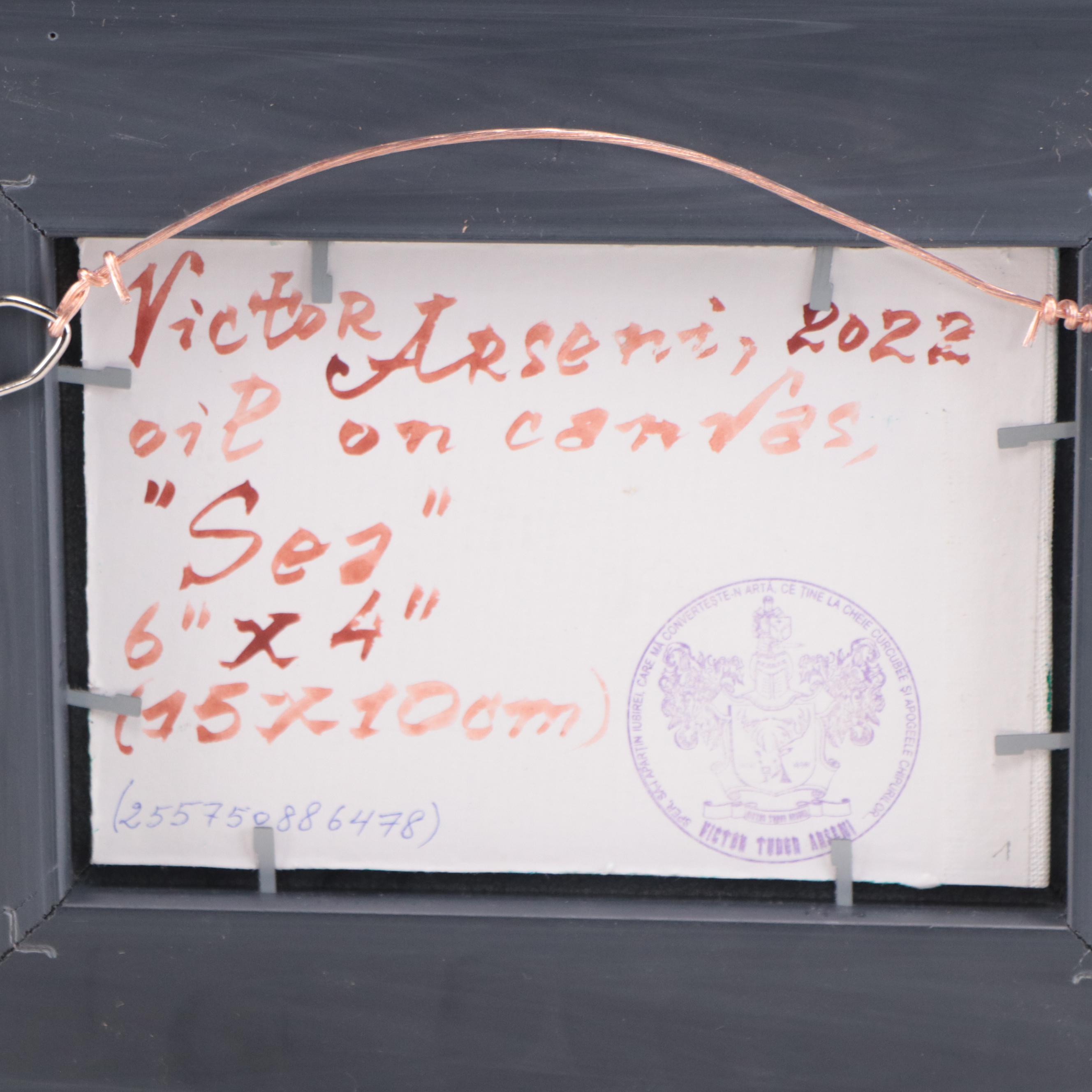 Victor Arseni Seascape Oil Painting "Sea," 2021