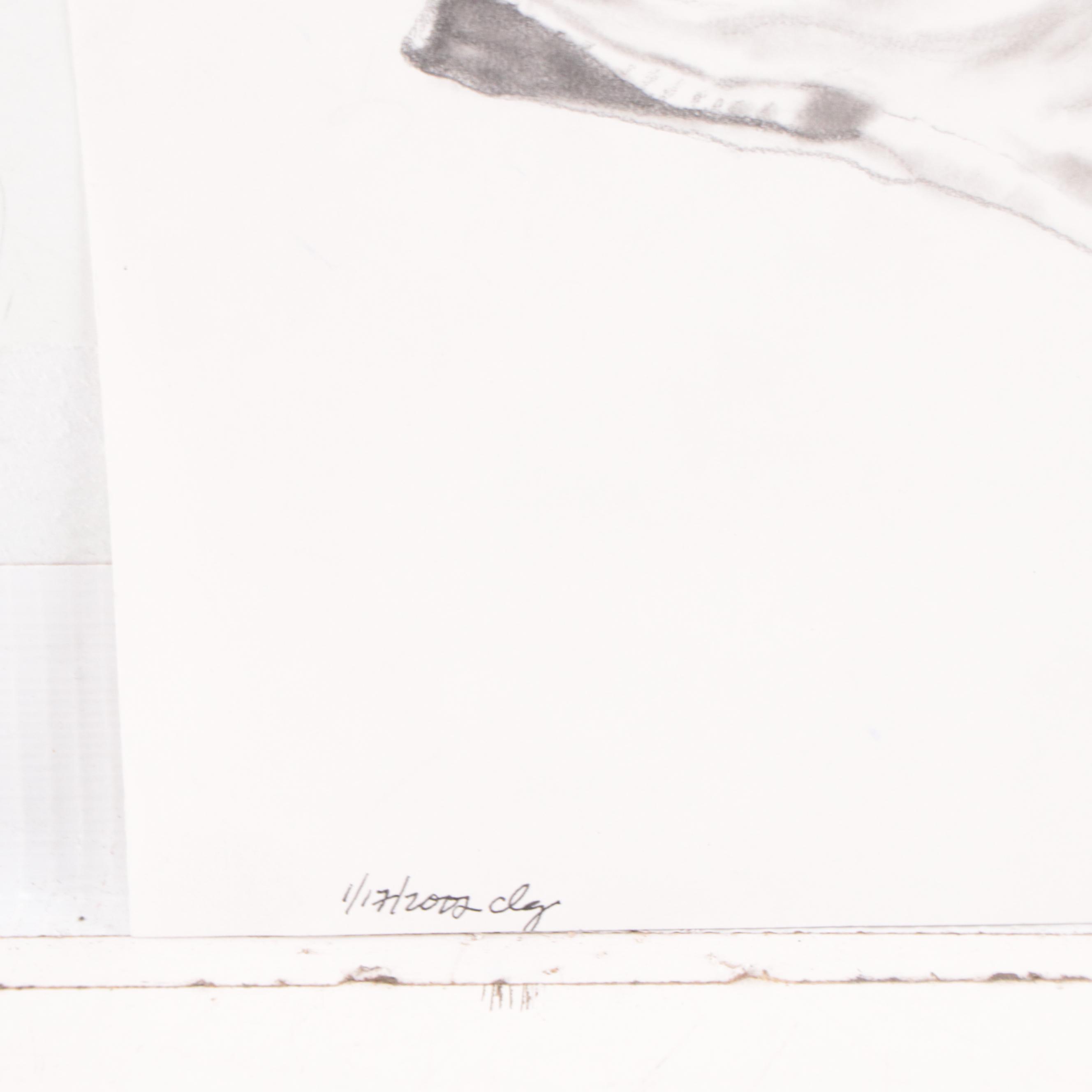 Cynthia Gregory Graphite Drawing of a Tank Top, 2002