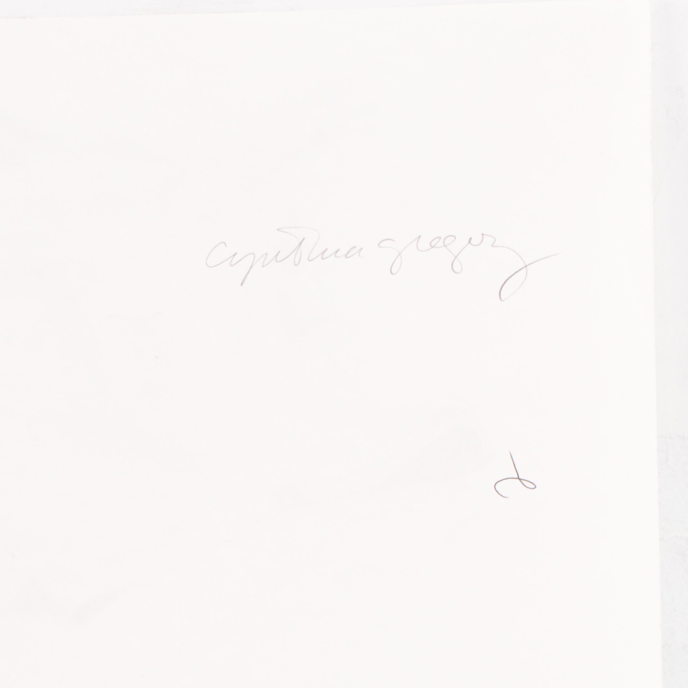 Cynthia Gregory Graphite Drawing of a Tank Top, 2002