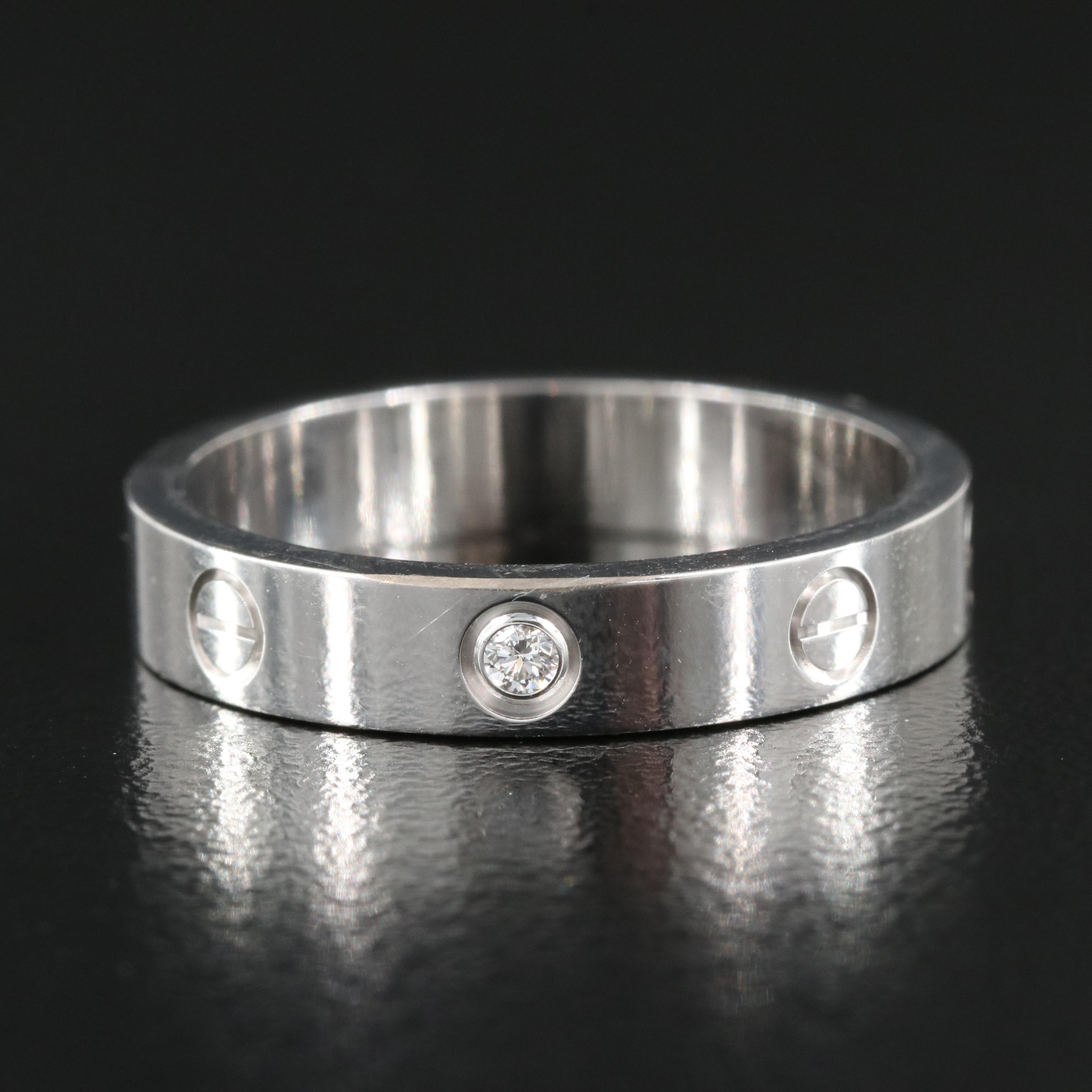 Cartier "Love" 18K 0.03 CTW Diamond Band