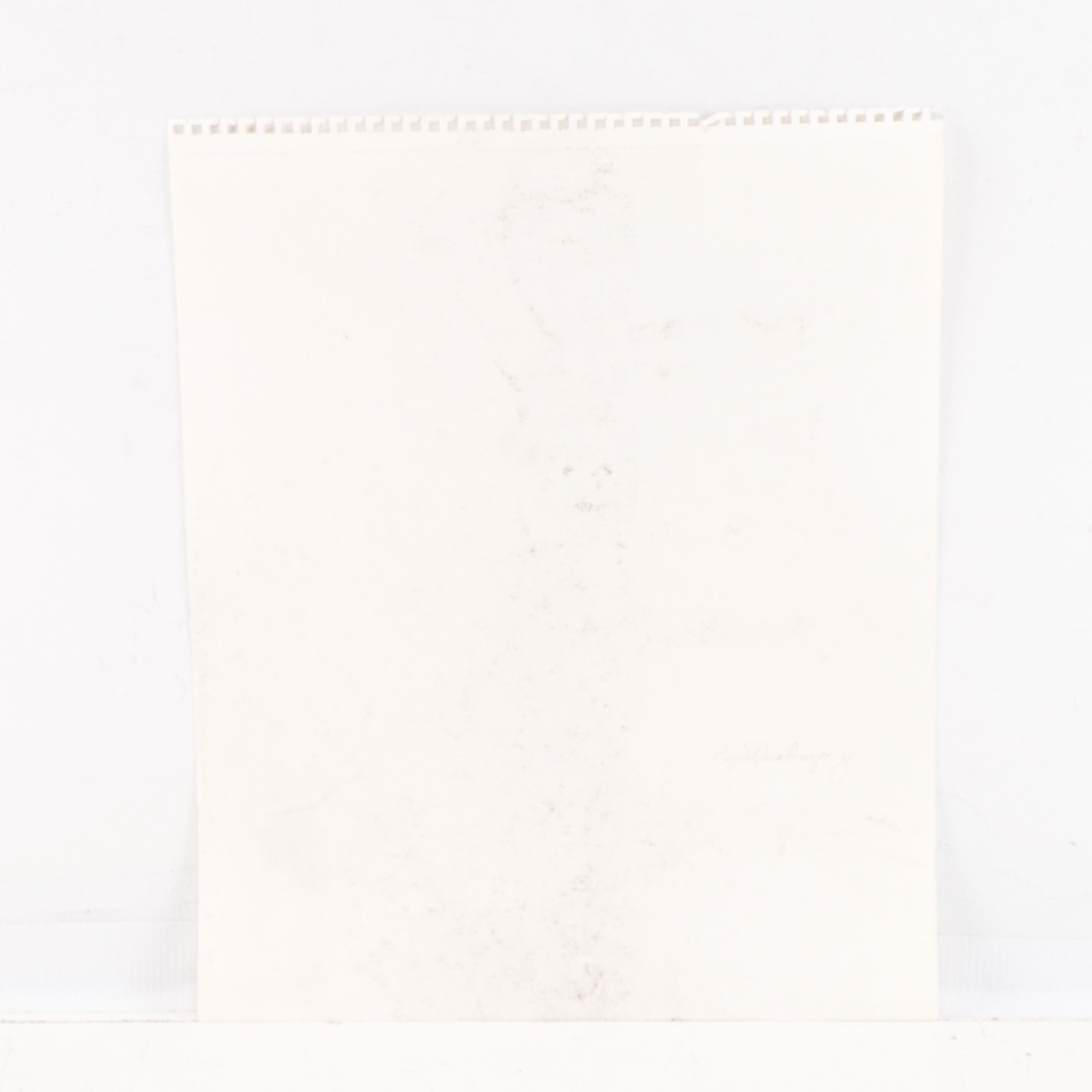 Cynthia Gregory Graphite Drawing of Shirt