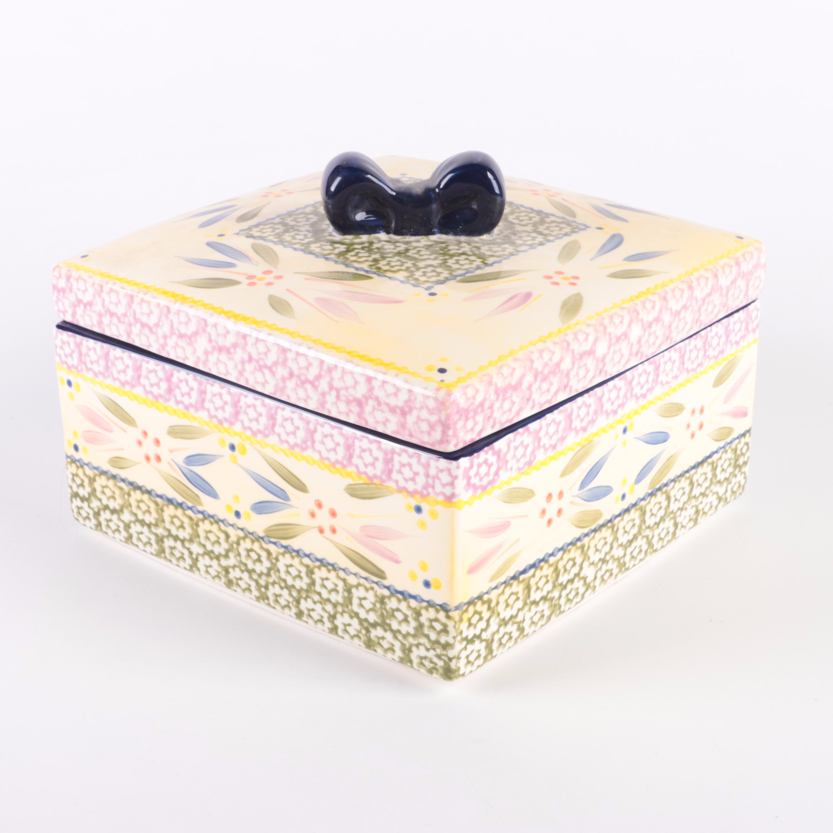 Temptations "Old World Confetti" Ceramic Mugs, Utensil Holder, and Bakeware