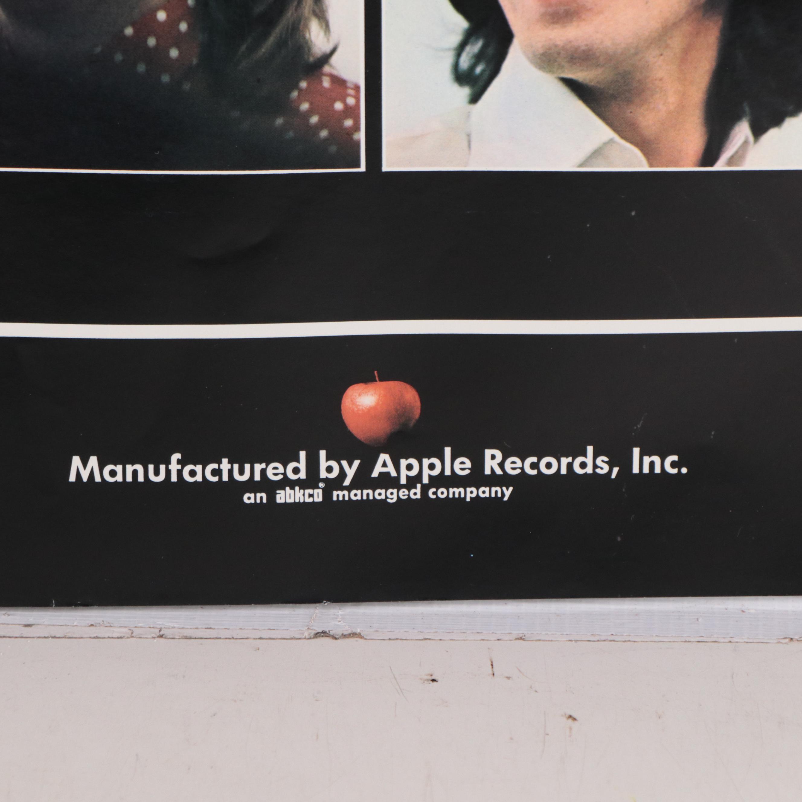 Promotional Poster for The Beatles "Let it Be," 1970s