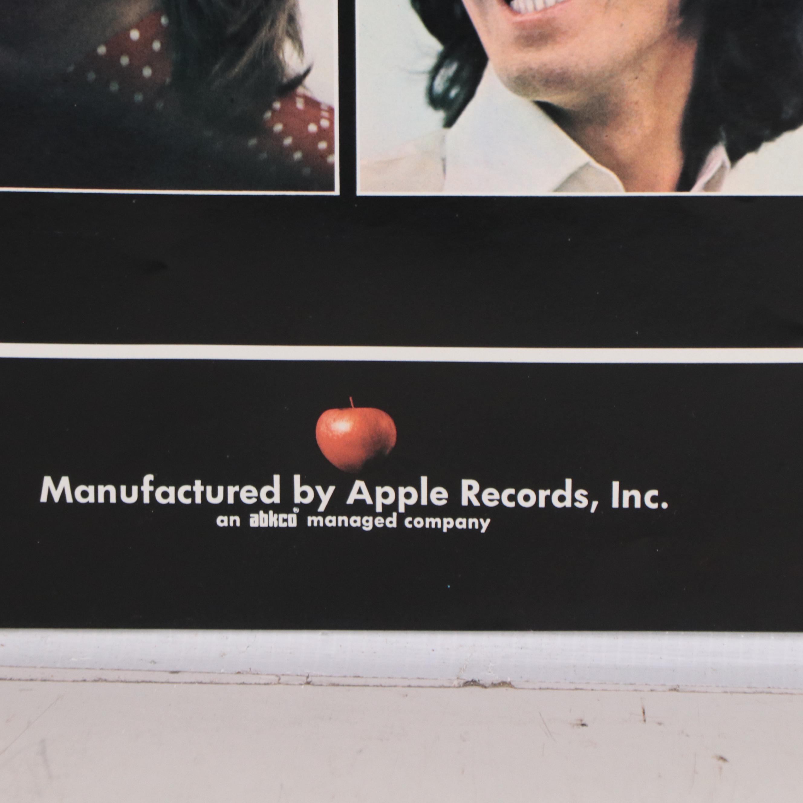 Promotional Poster for The Beatles "Let it Be," 1970s